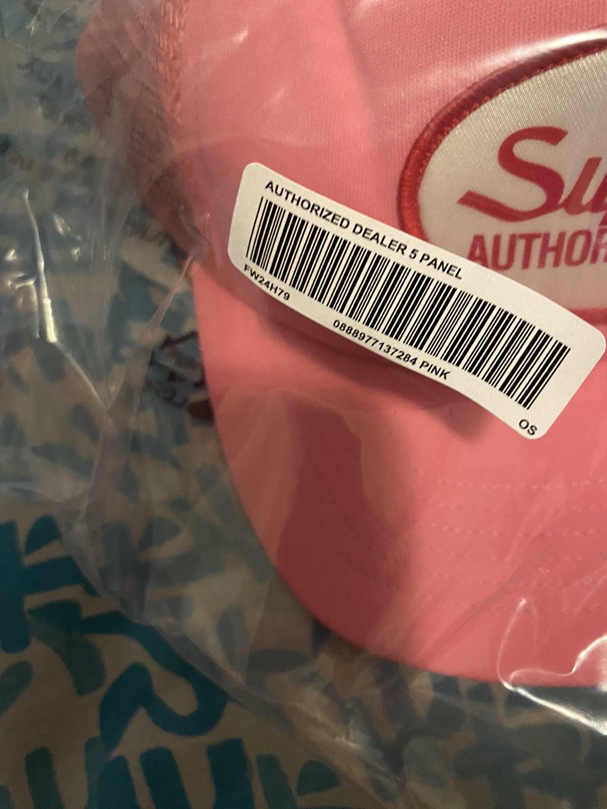Supreme Supreme Authorized Mesh Back 5-Panel Pink Size ONE SIZE - 4 Thumbnail