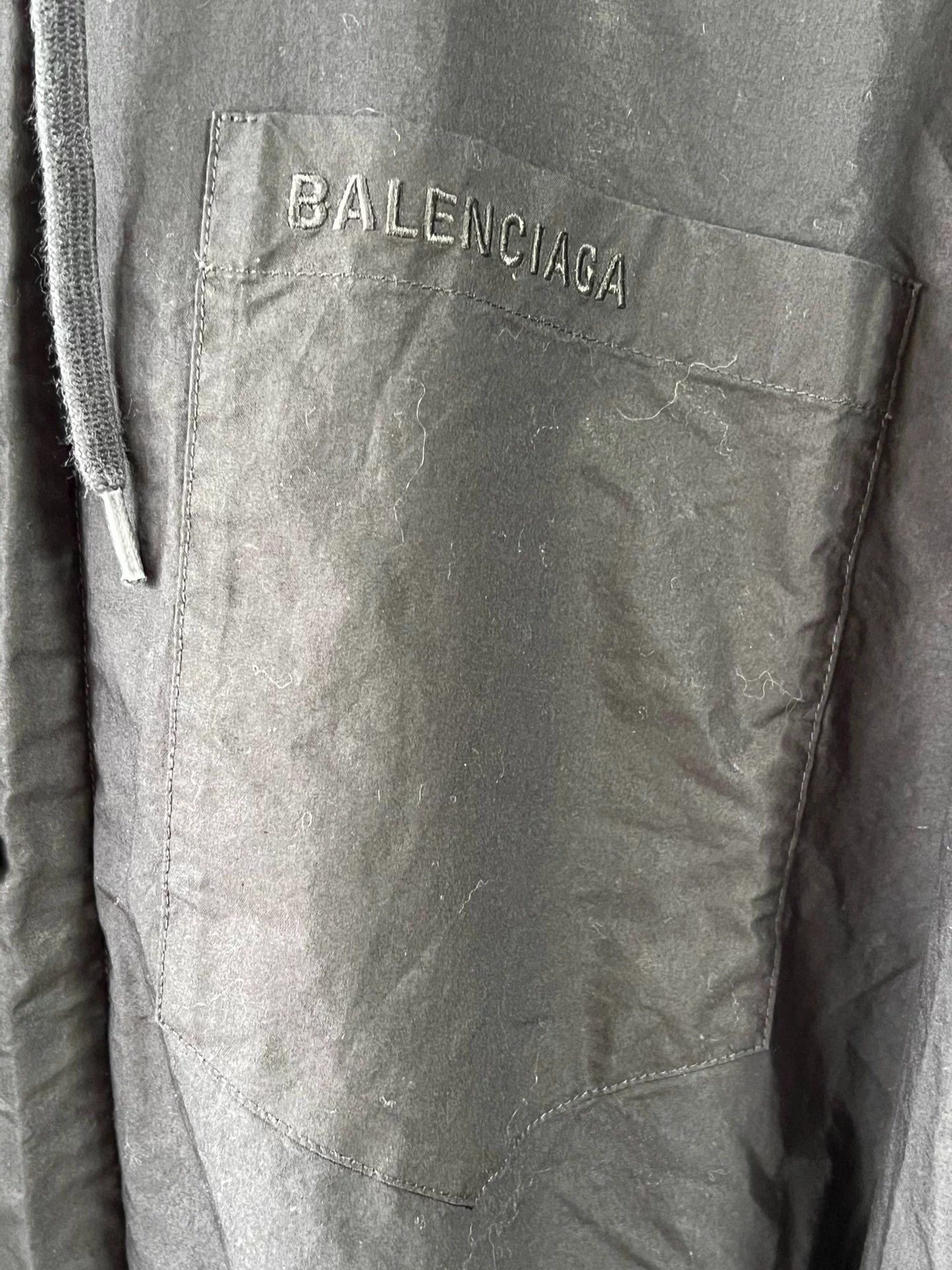 Balenciaga Balenciaga hooded colorblocked jacket black M Size US M / EU 48-50 / 2 - 5 Thumbnail