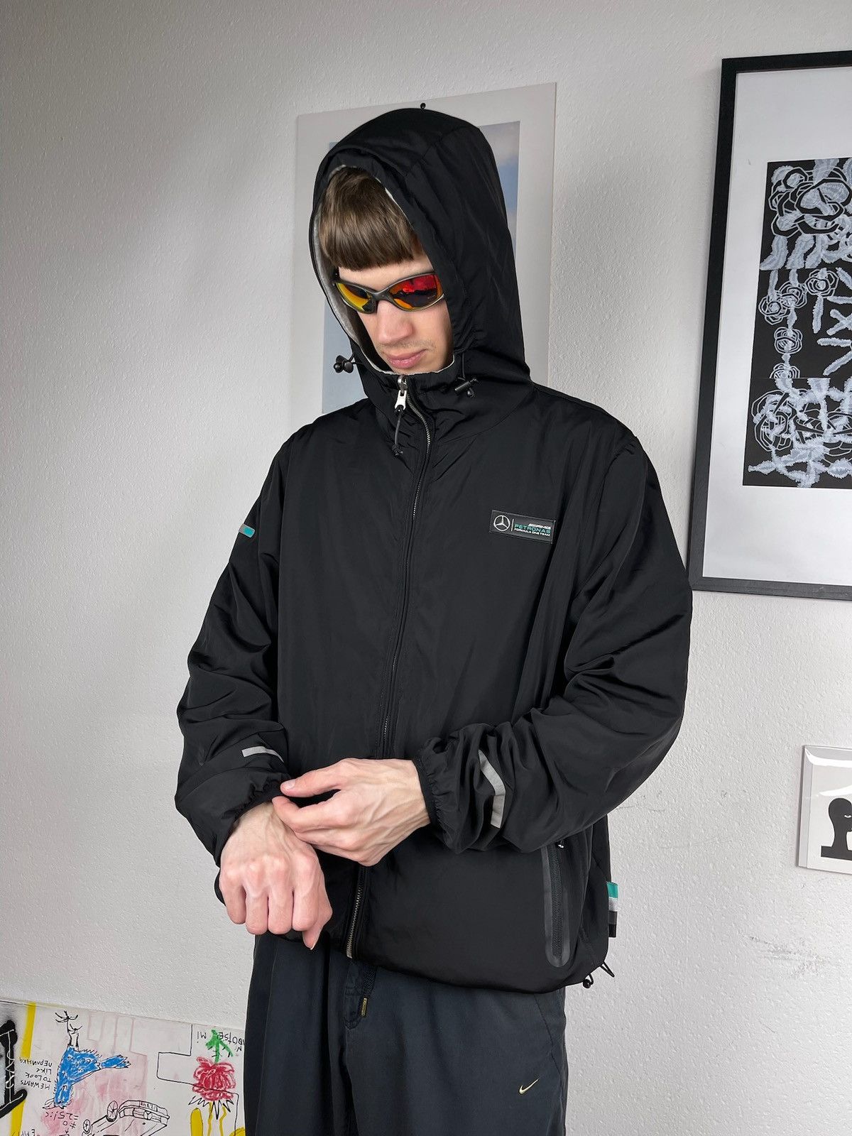 Mercedes-Benz × Vintage Vintage Mercedes Benz Reversible Jacket Size L Size US L / EU 52-54 / 3 - 1 Thumbnail
