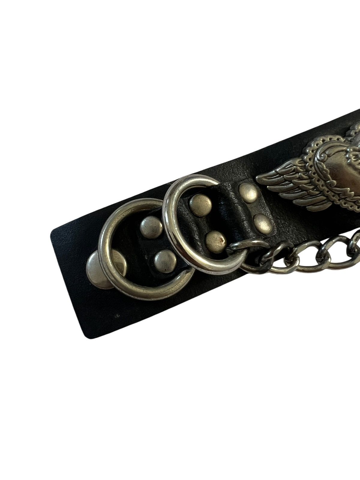 Leather × Vintage Vintage Flying Heart Leather Bracelet Size ONE SIZE - 3 Thumbnail