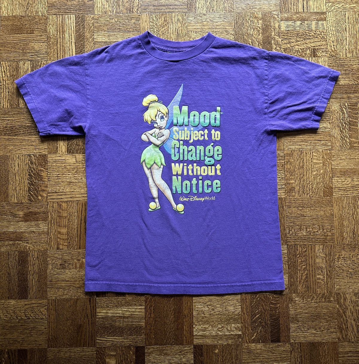 Disney Vintage Tinkerbell Mood Subject to Change Graphic Tee Size US M / EU 48-50 / 2 - 1 Thumbnail