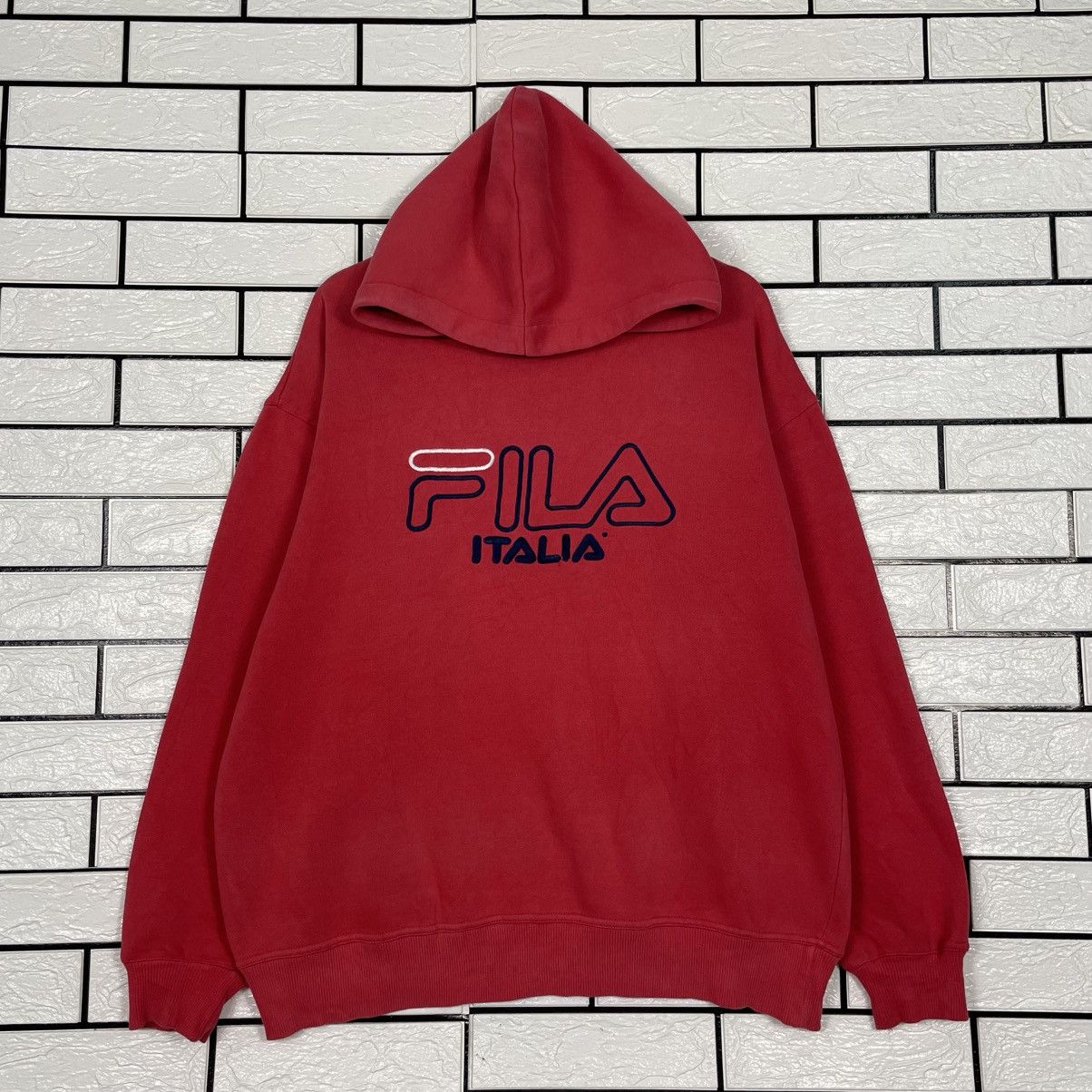 Fila Fila Big Logo Pullover Hoodie Size US M / EU 48-50 / 2 - 1 Thumbnail