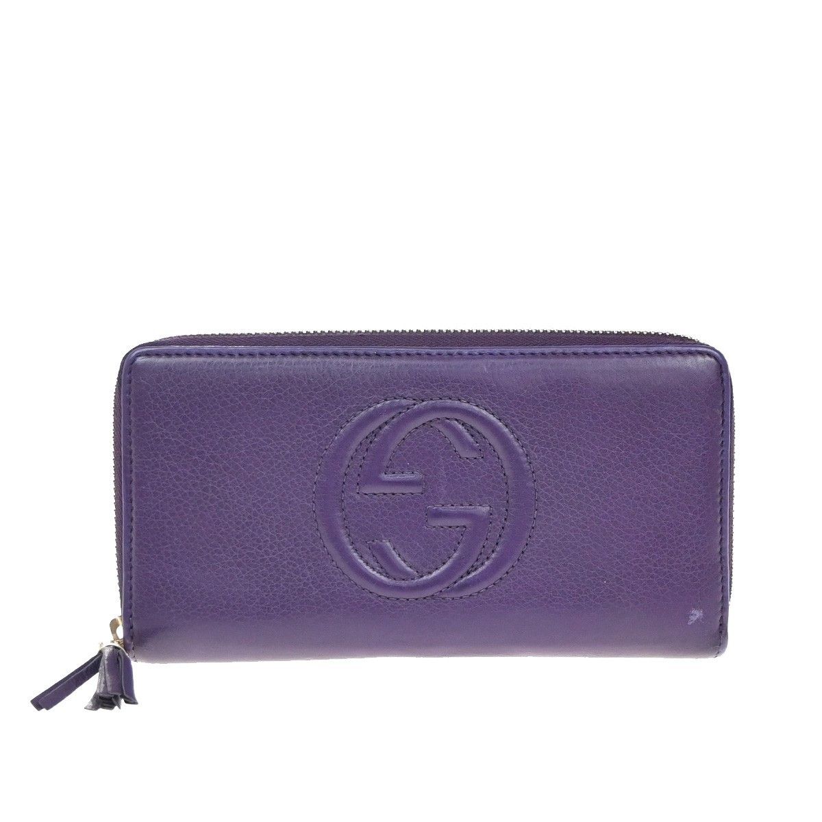 Gucci Gucci Soho Zip Around Wallet Leather Size ONE SIZE - 1 Thumbnail