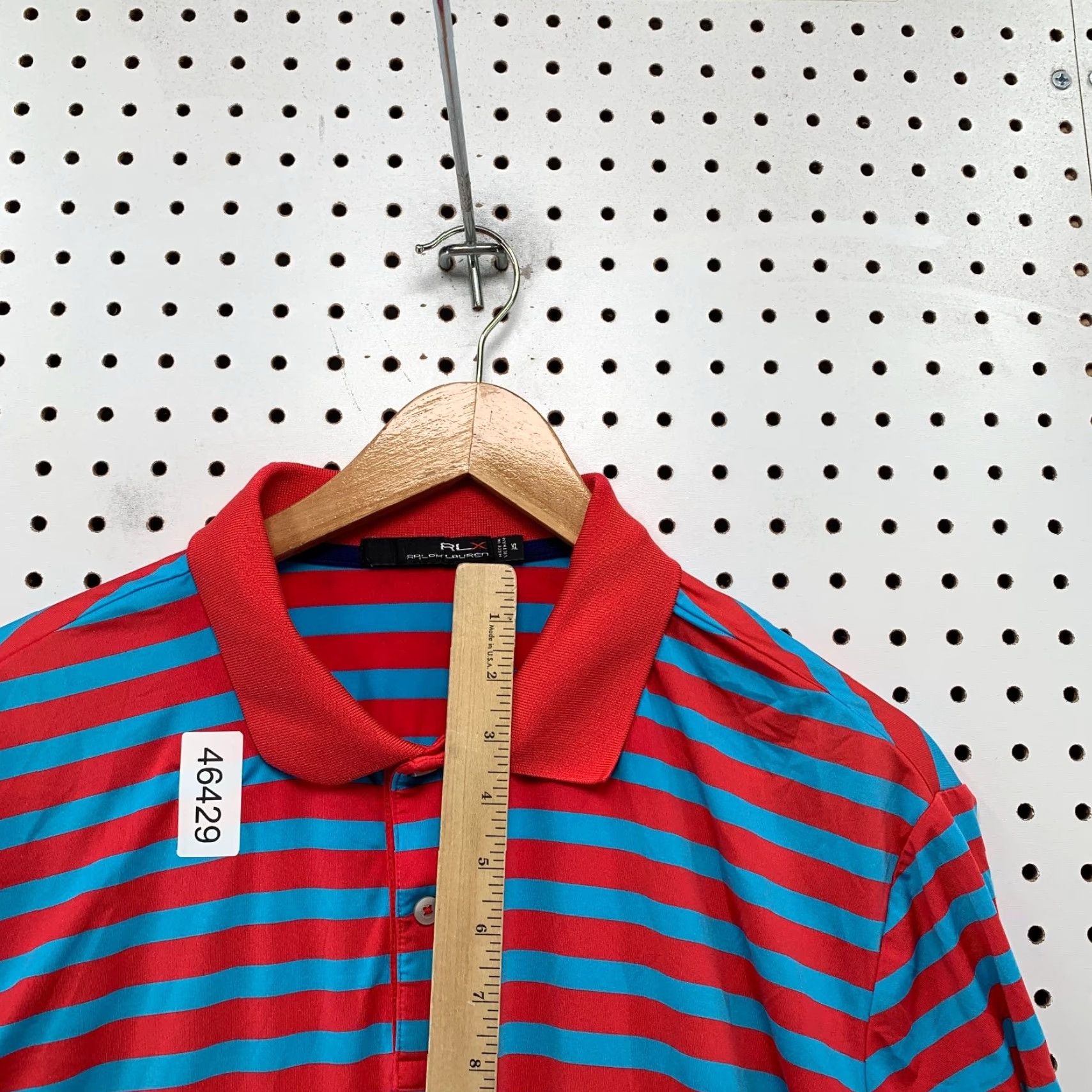 RLX Ralph Lauren RLX Ralph Lauren Polo Shirt Mens XL Blue Striped Golf Performance Wicking Polo Size US XL / EU 56 / 4 - 7 Thumbnail