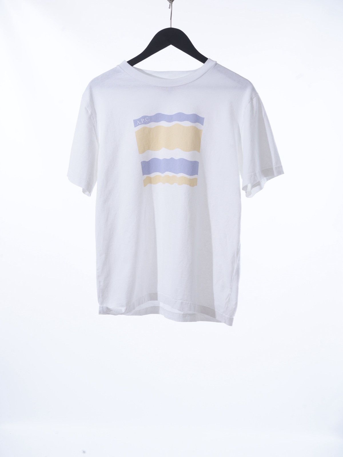 A.P.C. APC short sleeve logo tee fits L Size US XL / EU 56 / 4 - 1 Thumbnail