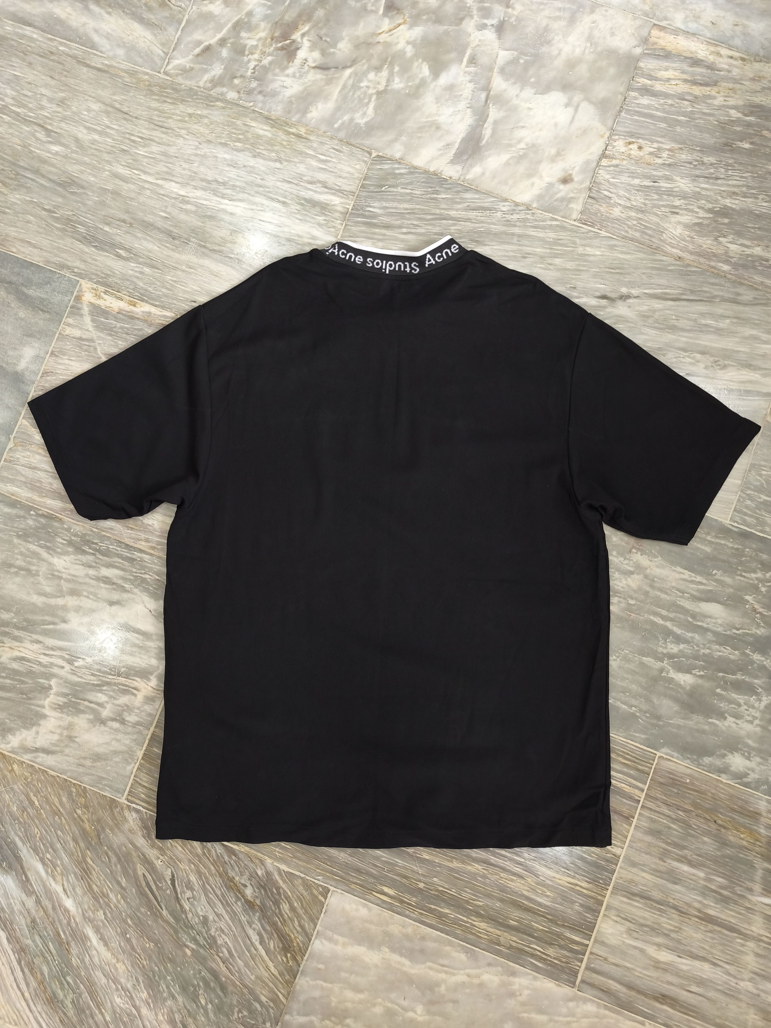 Acne Studios Acne Studios Logo Mock Neck T-Shirt Size US M / EU 48-50 / 2 - 6 Thumbnail