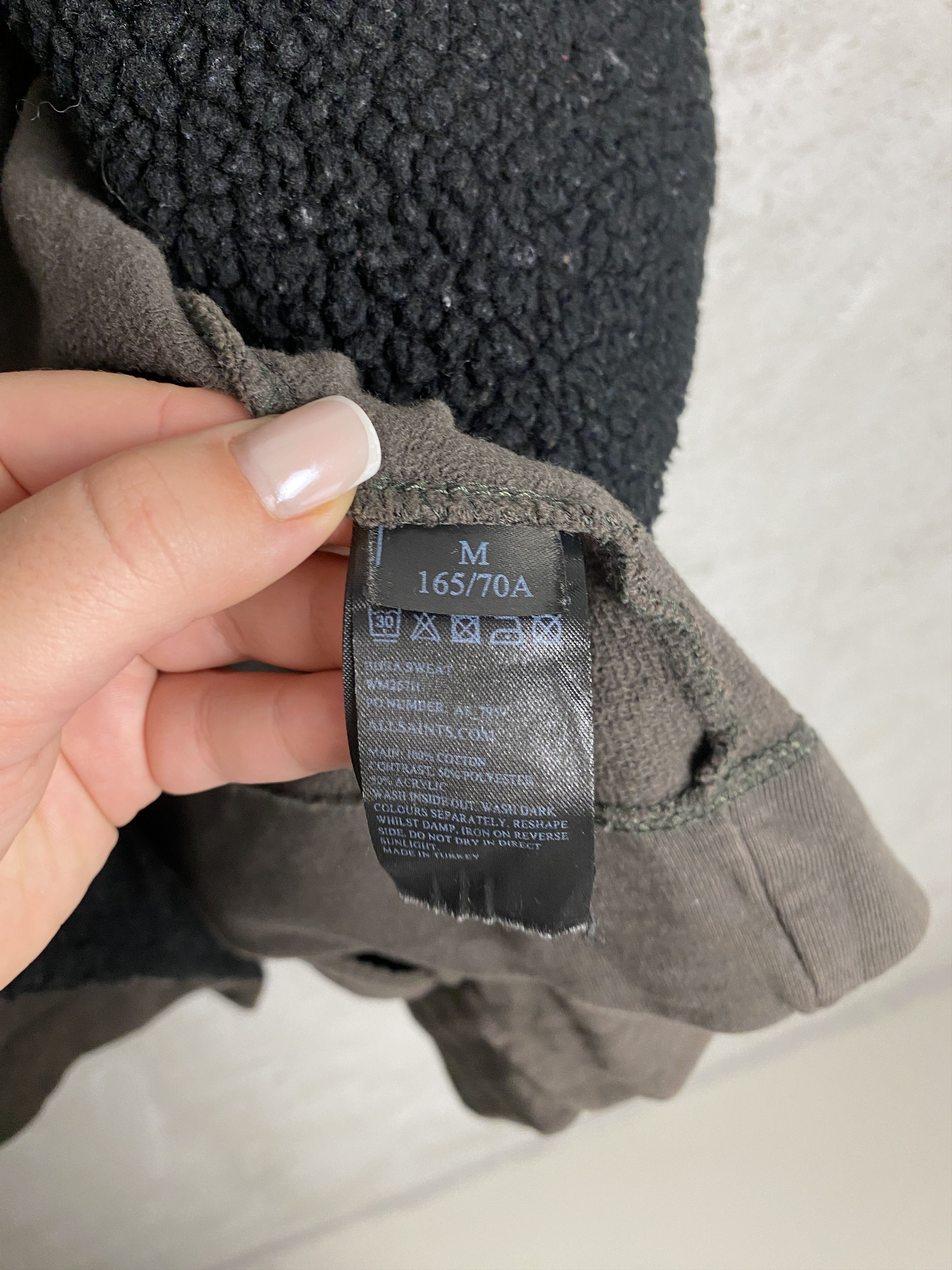 Allsaints Allsaints Bora Sweat fleece sweatshirt jacket coat Size M / US 6-8 / IT 42-44 - 5 Thumbnail