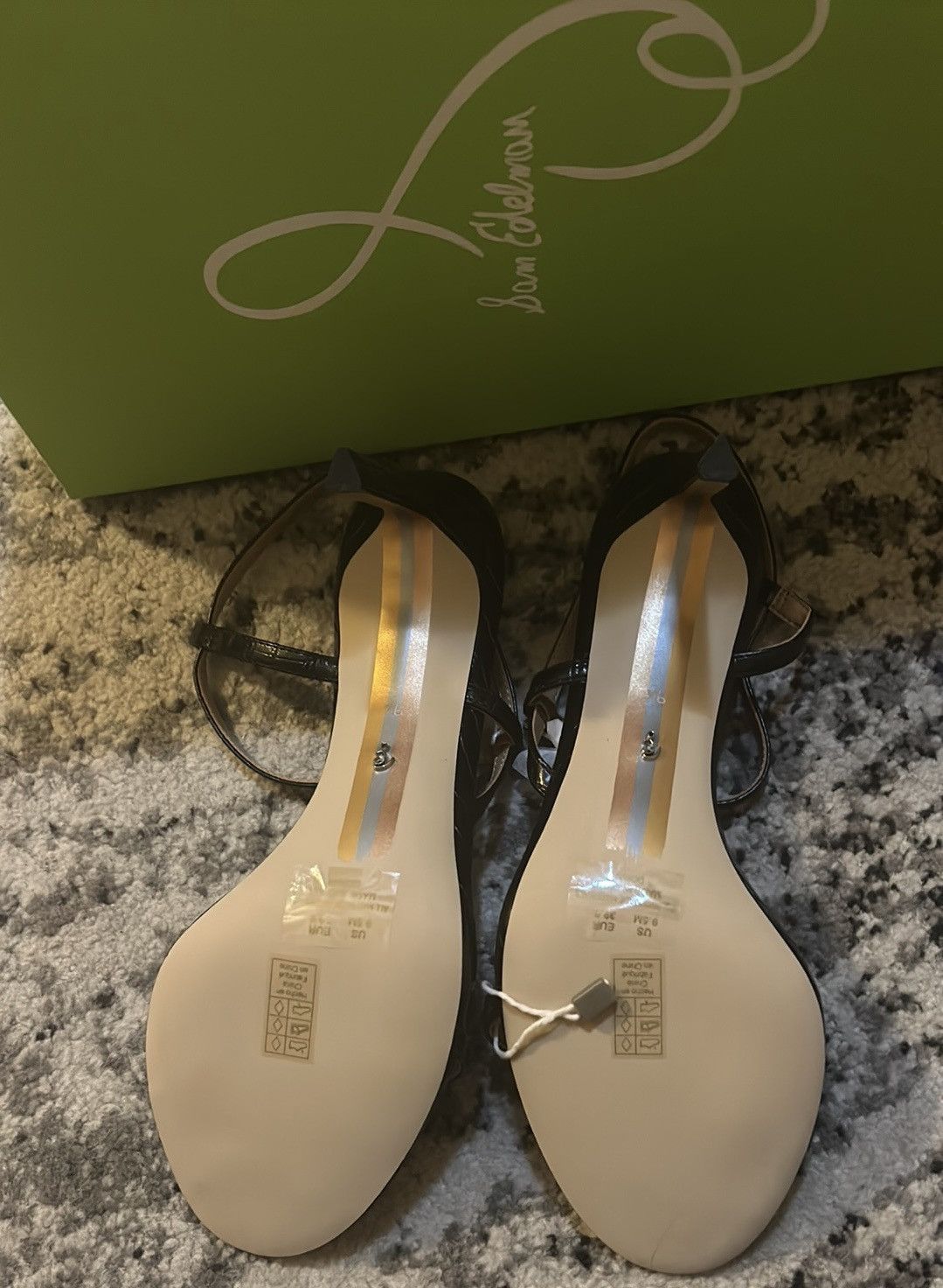 Sam Edelman Sam Edelman Doran faux croc-effect leather sandals size 9.5 Size US 9.5 / IT 39.5 - 8 Thumbnail