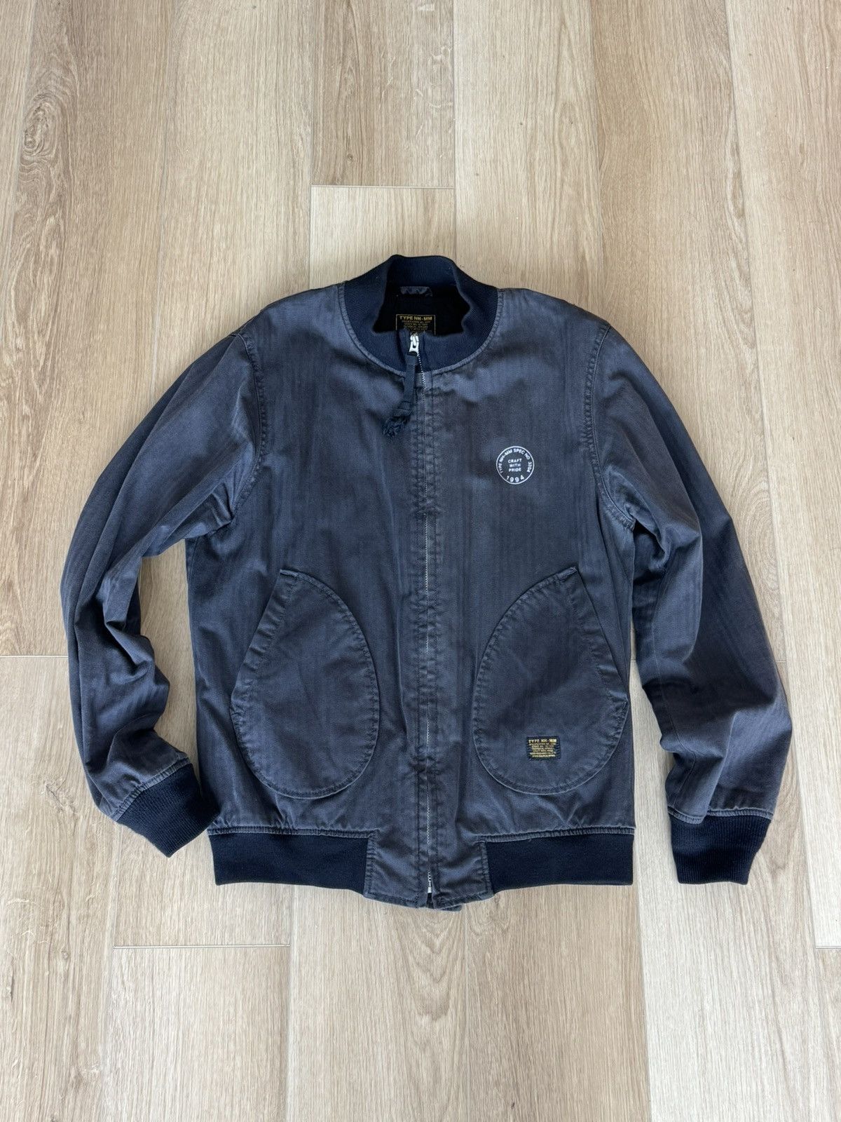 Neighborhood Flight Bomber Jacket 172NYNH-JKM05 Size US XL / EU 56 / 4 - 1 Thumbnail