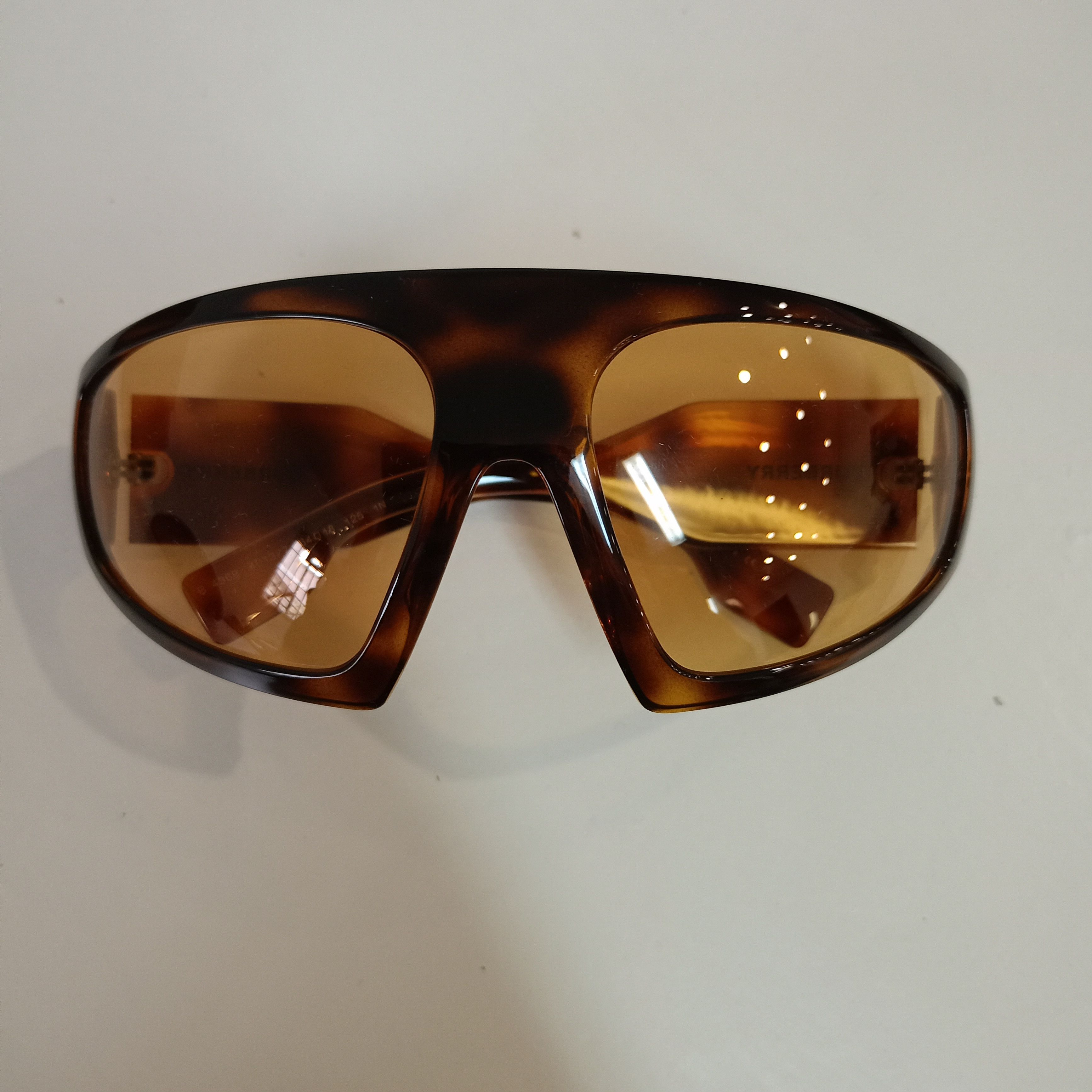 image of Burberry Havana Orange Sunglasses in Brown, Men's
