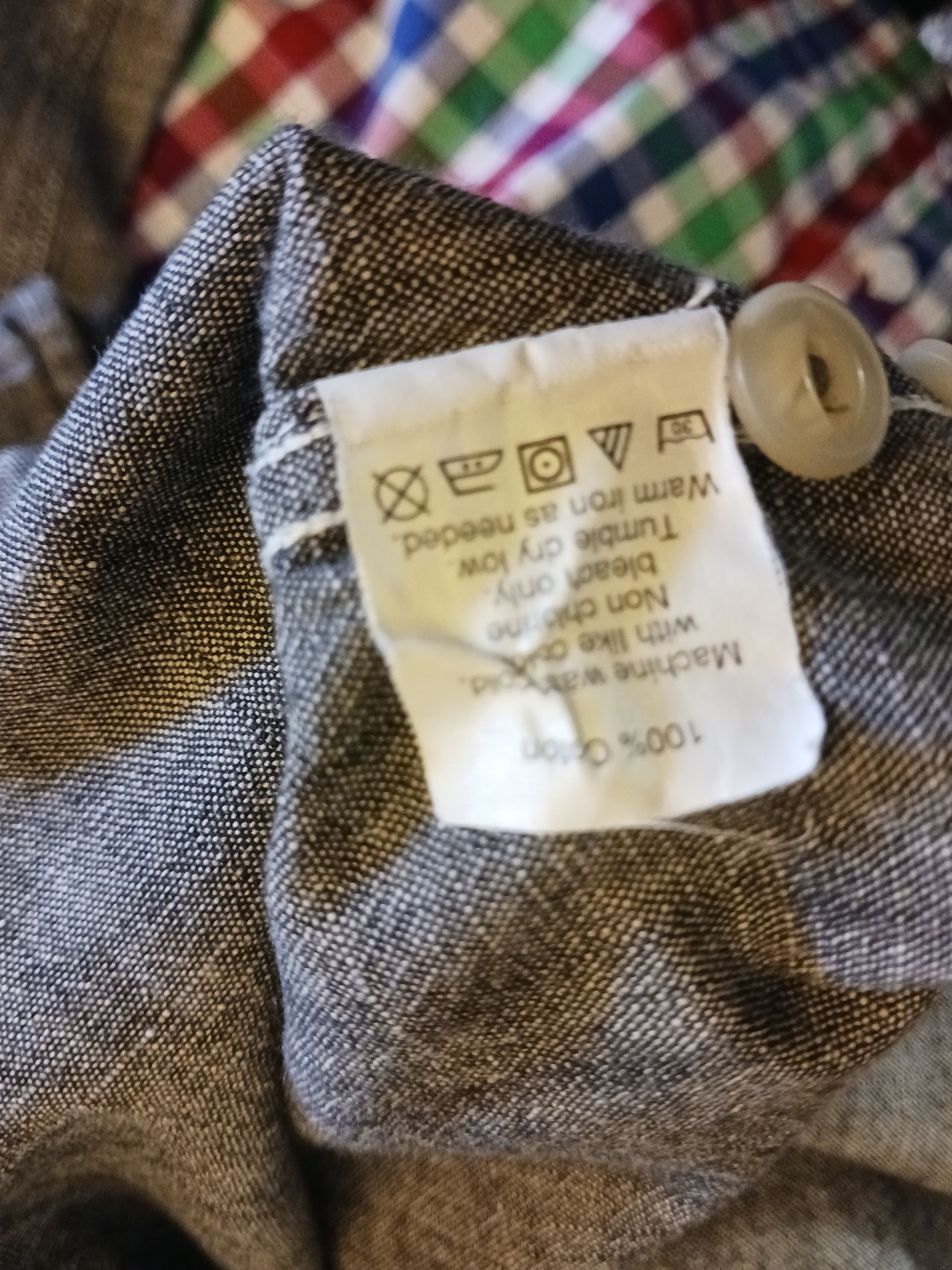 J.Crew Men's 100% Cotton Denim Button Front Shirt Size US S / EU 44-46 / 1 - 4 Thumbnail