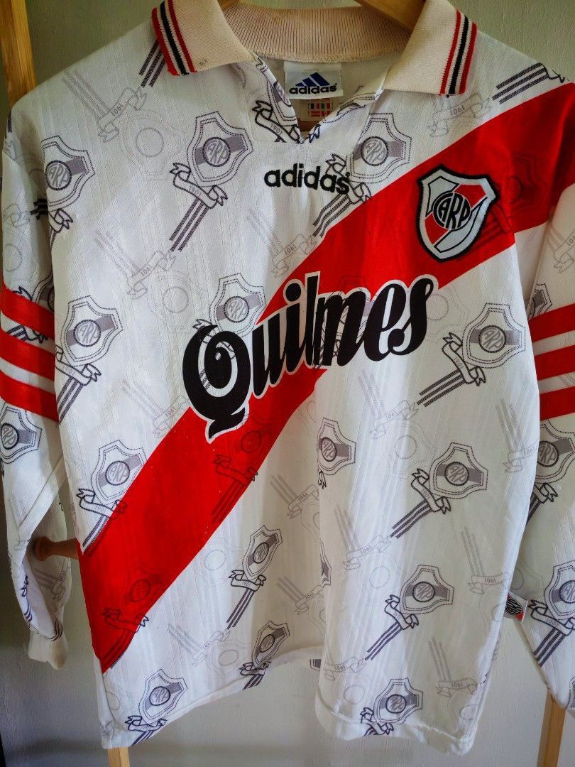 Adidas Adidas River Plate 96–98 Home LS Jersey Size US S / EU 44-46 / 1 - 2 Thumbnail