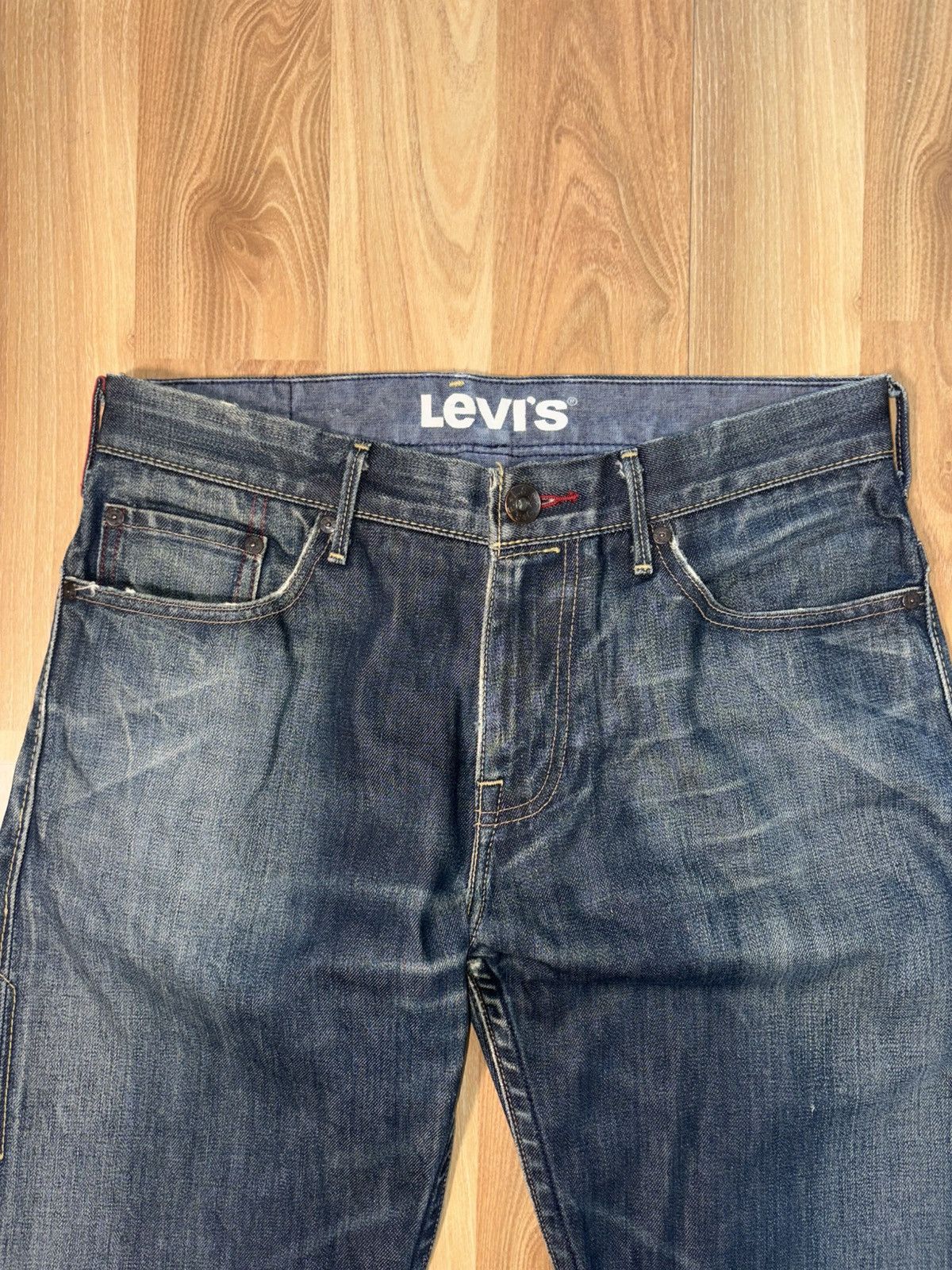 Levi's Vintage Clothing Levi’s Archive 2005 Premium R0700 GeometricPocket DenimJeans Size US 32 / EU 48 - 3 Thumbnail