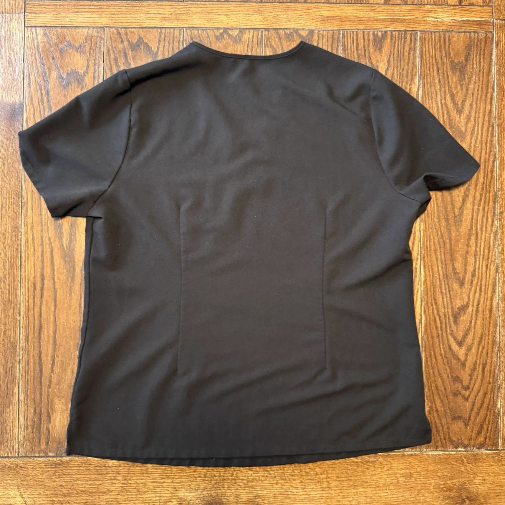 Vintage FIGS Catarina One Pocket Scrub Top Black Womens XXL FW1000 Scrub Top Size XXL / US 16-18 / IT 52-54 - 4 Thumbnail