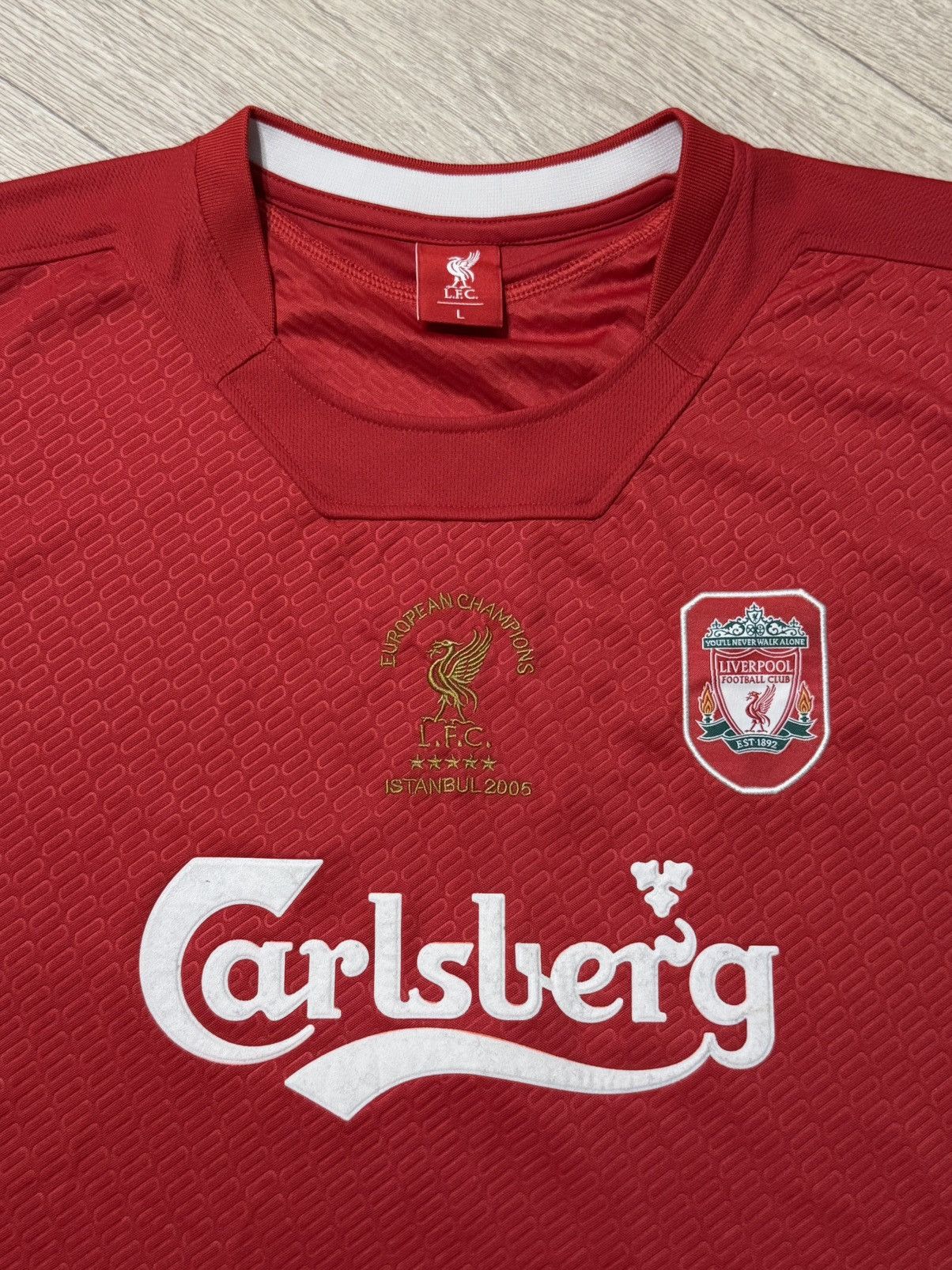 Vintage 🔷Official Retro Carlsberg Liverpool 2004/05 Soccer jersey🔷 Size US L / EU 52-54 / 3 - 2 Thumbnail