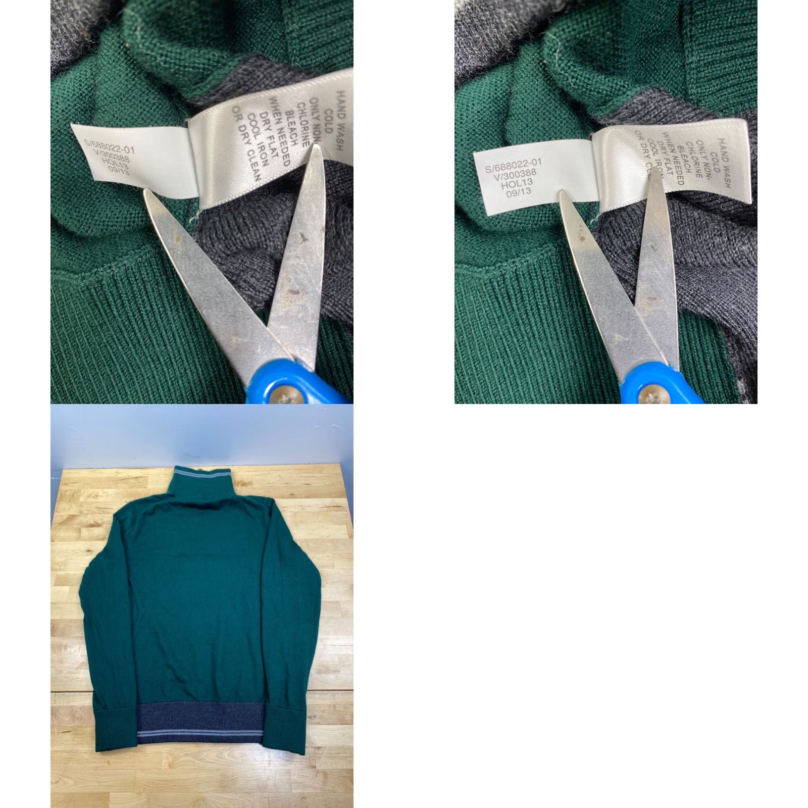 Banana Republic Banana Republic Sweater 1/4 Zip Mens M Green Wool Blend Pullover Merino All Seasons Jersey? Size US M / EU 48-50 / 2 - 8 Thumbnail