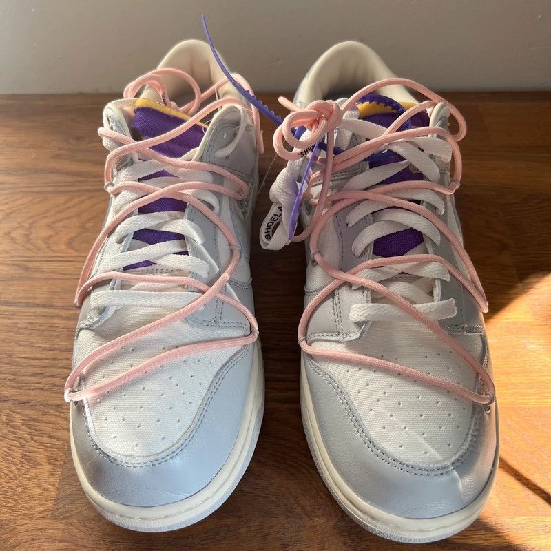 Nike × Off-White Nike Dunk Low Off-White Lot 24 Size US 12 / EU 45 - 6 Thumbnail