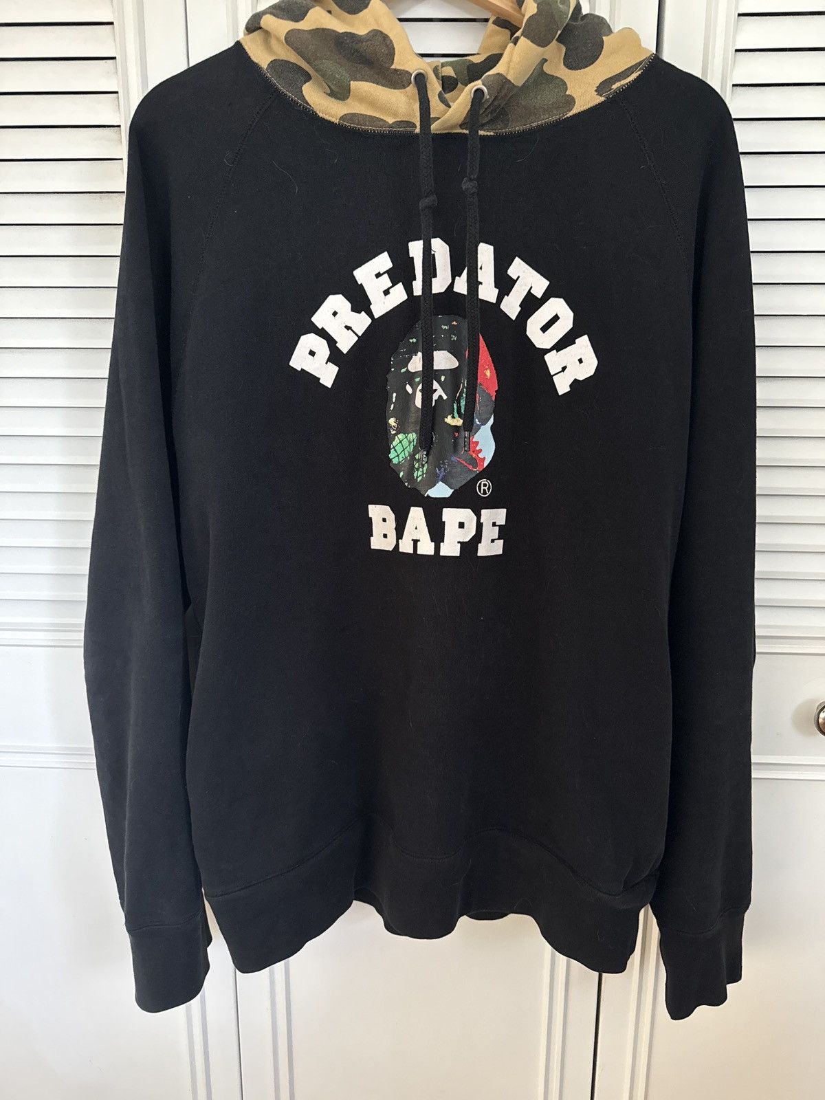 Bape Bape x Alien vs Predator Hoodie Size US L / EU 52-54 / 3 - 1 Thumbnail