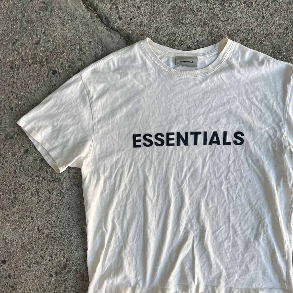 Essentials × Kanye West Essentials White Tee Spellout Logo Y2K Kanye Yeezy Tshirt Size US L / EU 52-54 / 3 - 3 Thumbnail