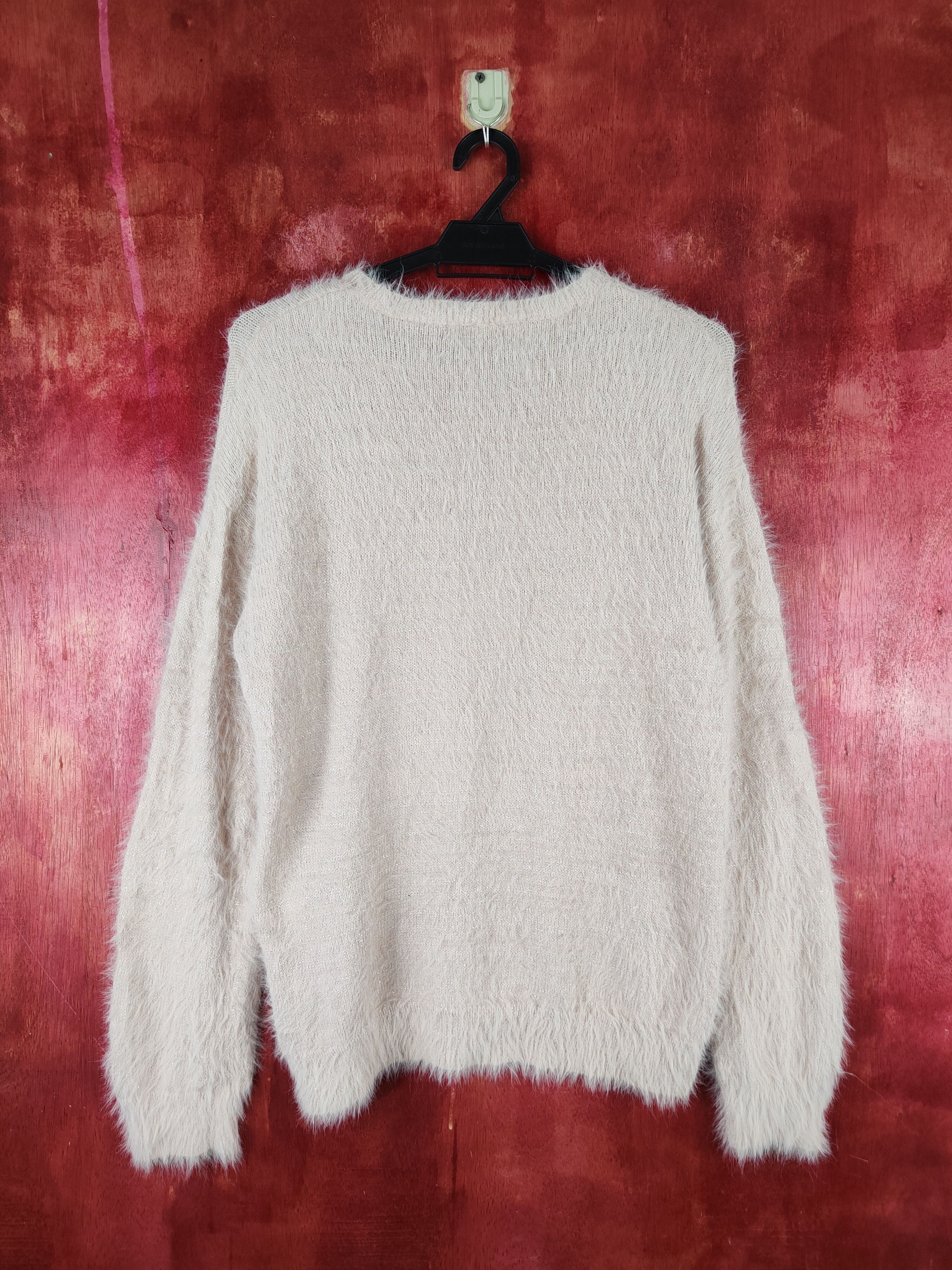 Homespun Knitwear OZOC Peach Shag Shaggy Fur Mohair Knitwear #S1977 Size M / US 6-8 / IT 42-44 - 8 Thumbnail