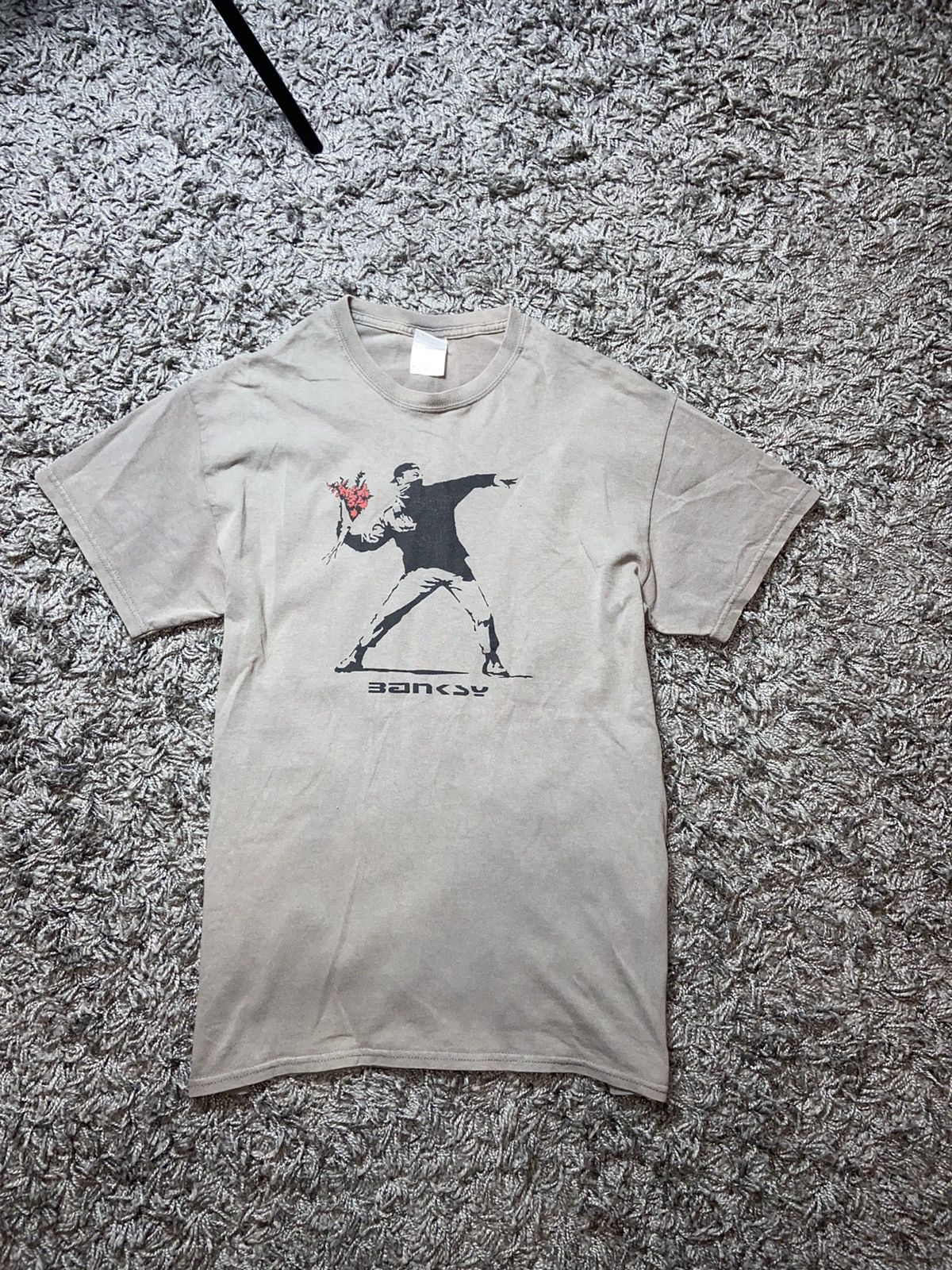 Converse × Designer × Vintage BANKSY ART CONVERSE DESIGN VINTAGE Y2K COTTON SHIRT Size US M / EU 48-50 / 2 - 1 Thumbnail