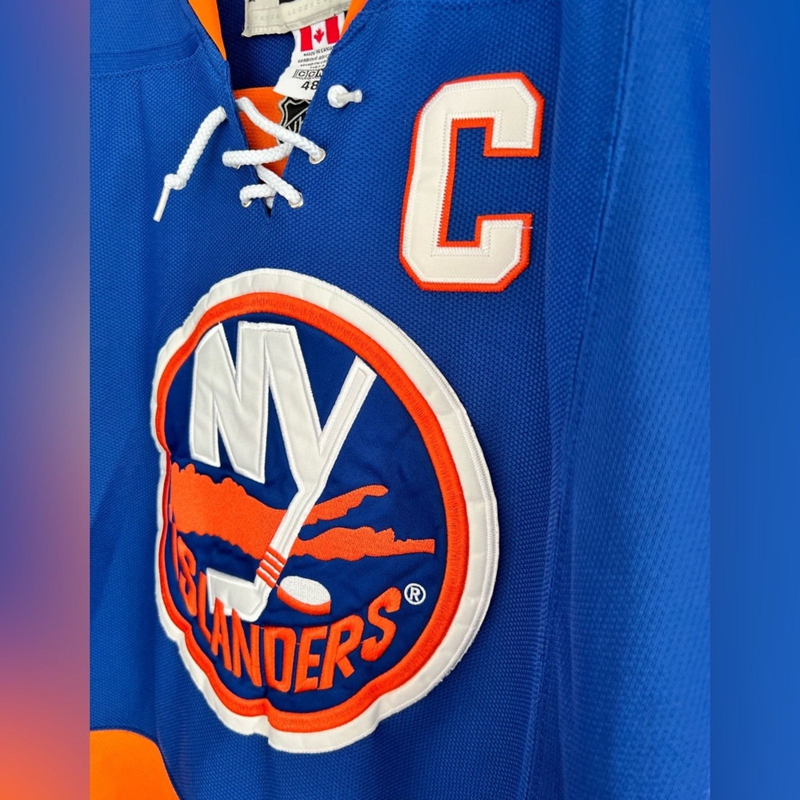 Reebok New York Islanders Authentic Reebok SEWN Tavares Jersey 48 Size US XL / EU 56 / 4 - 4 Thumbnail