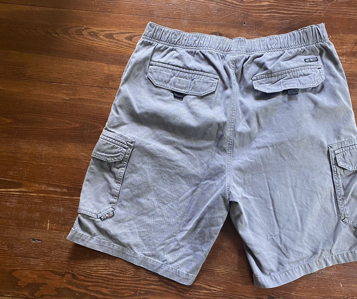 Ocean Pacific × Vintage Vintage 90’s Ocean Pacific Grey Wide Leg Cargo Shorts Size US 38 / EU 54 - 1 Thumbnail