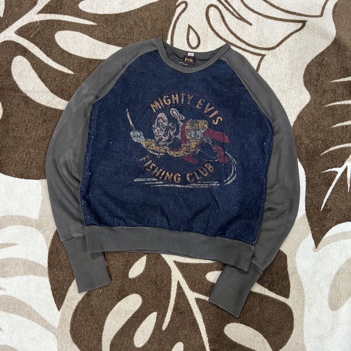 Evisu ❤️‍🔥Rare❤️‍🔥 Vintage Mighty Evis Evisu Sweatshirt Size US M / EU 48-50 / 2 - 1 Thumbnail