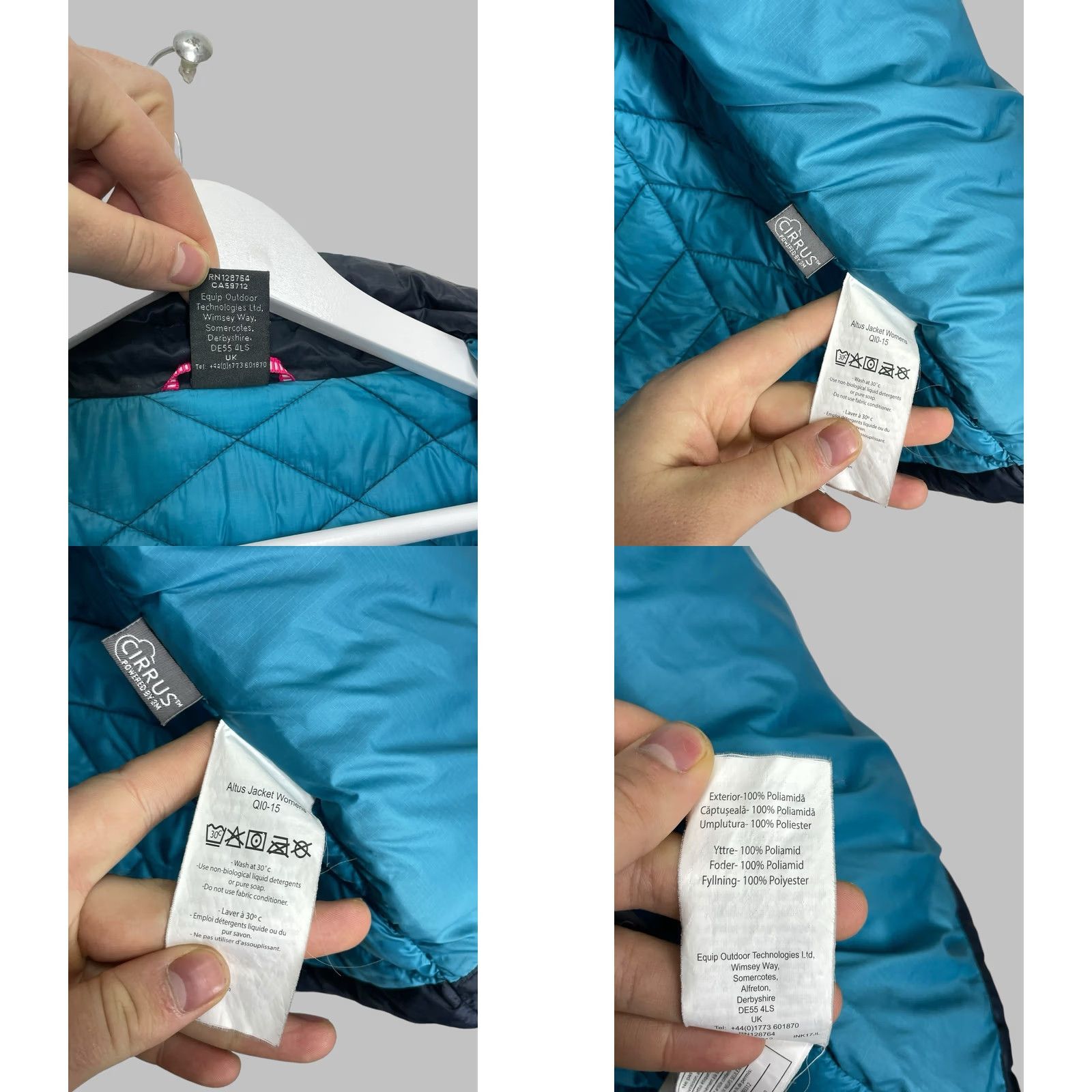 Rab RAB Jacket Womens Size L Drak Blue Quilted 1/2 Zip Full Zip Logo Outdoor Ski Classic Winter Fall Spring Masc Mens Womens Girls Boys Size L / US 10 / IT 46 - 9 Thumbnail