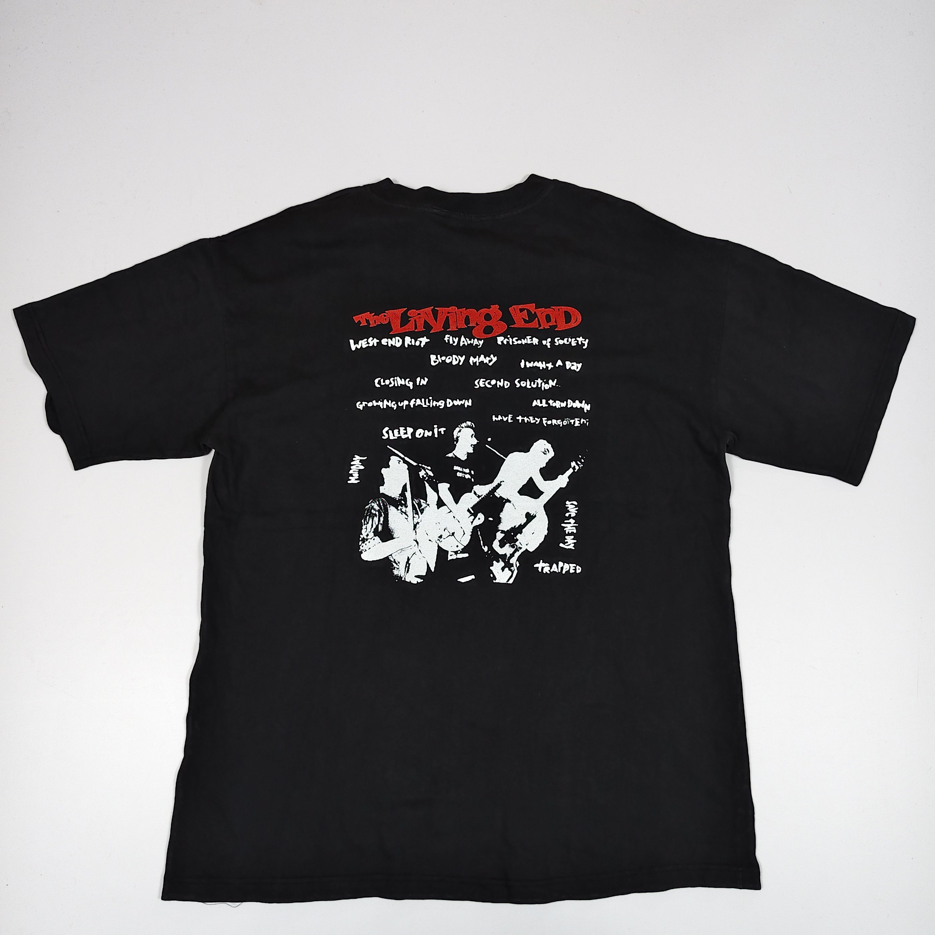 Band Tees 1998 The Living End Debut Album Punk Psychobilly Band #E Size US L / EU 52-54 / 3 - 1 Thumbnail