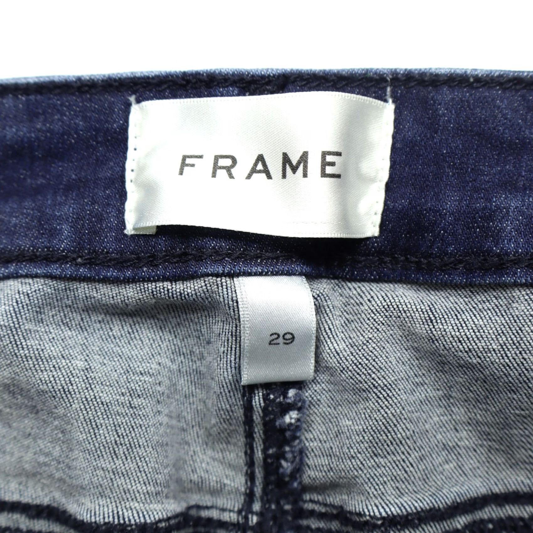 Frame Frame Women's Le Cropped Mini Bootcut Jeans Guilty Blue Sz 29X25.5 Size 29" - 6 Thumbnail