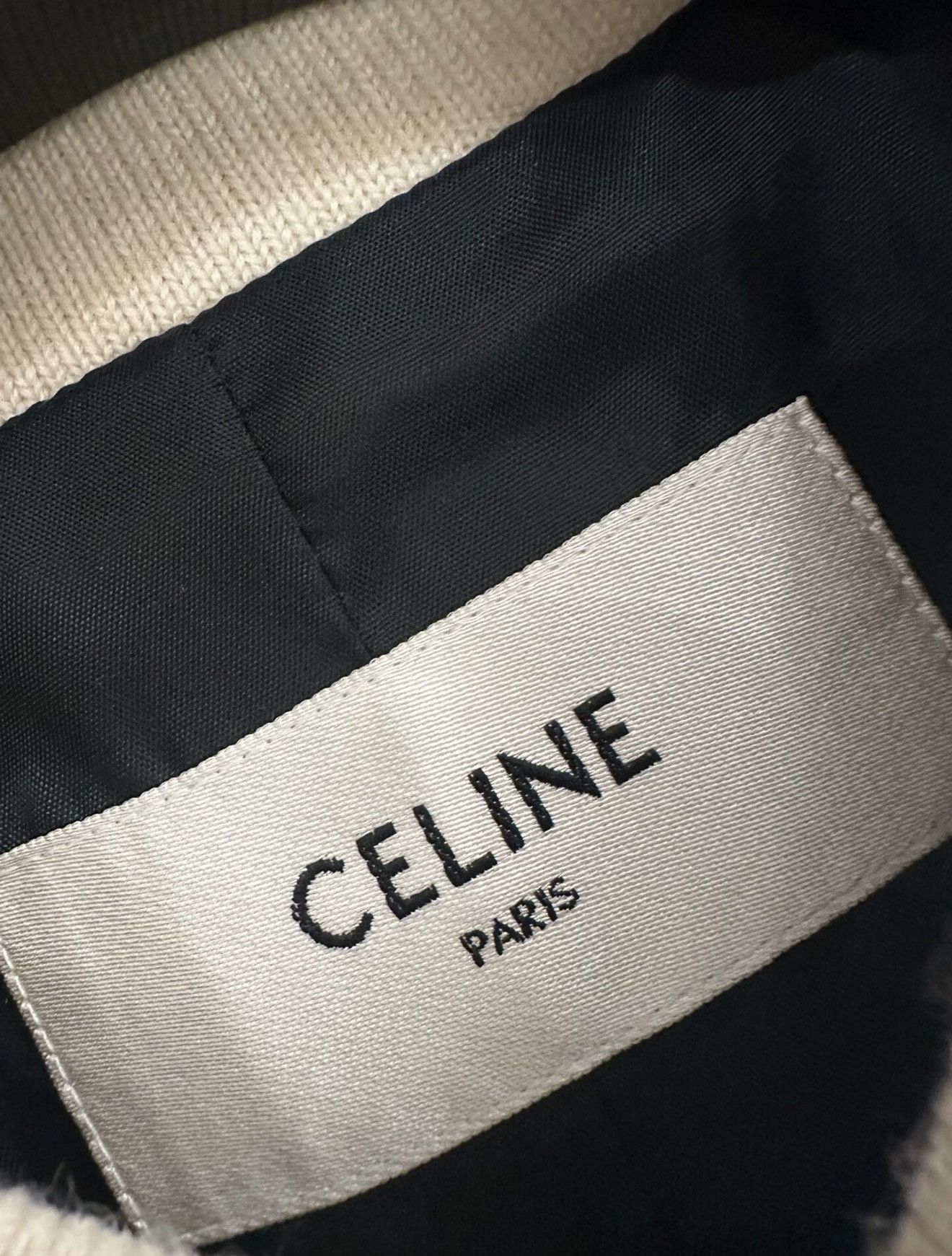 Celine Celine 21SS Tyson Reeder Collaboration Satin Varsity Jacket Size US M / EU 48-50 / 2 - 3 Thumbnail