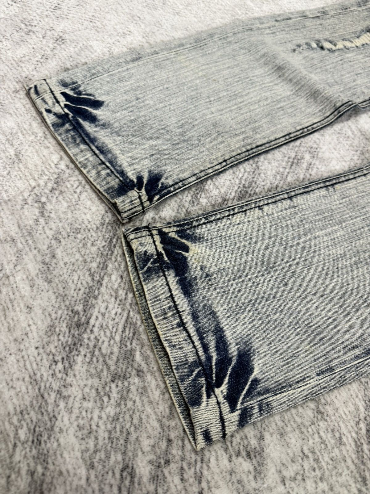 Japanese Brand × PHENOMENON MCD Japan Acid Wash Deconstructed Distressed Jeans Size US 30 / EU 46 - 12 Thumbnail
