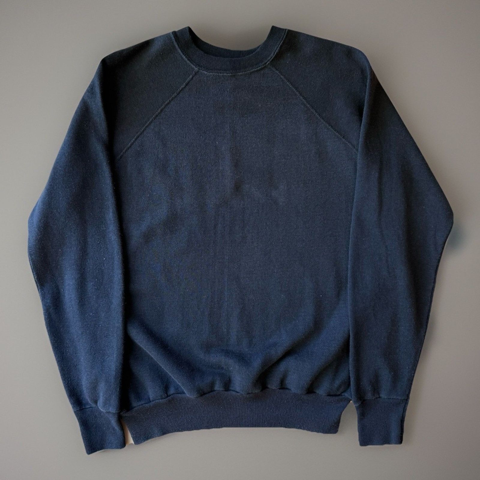Vintage Vintage Sweatshirt XL Black 70s Made in USA Fleece Pullover Size US XL / EU 56 / 4 - 1 Thumbnail