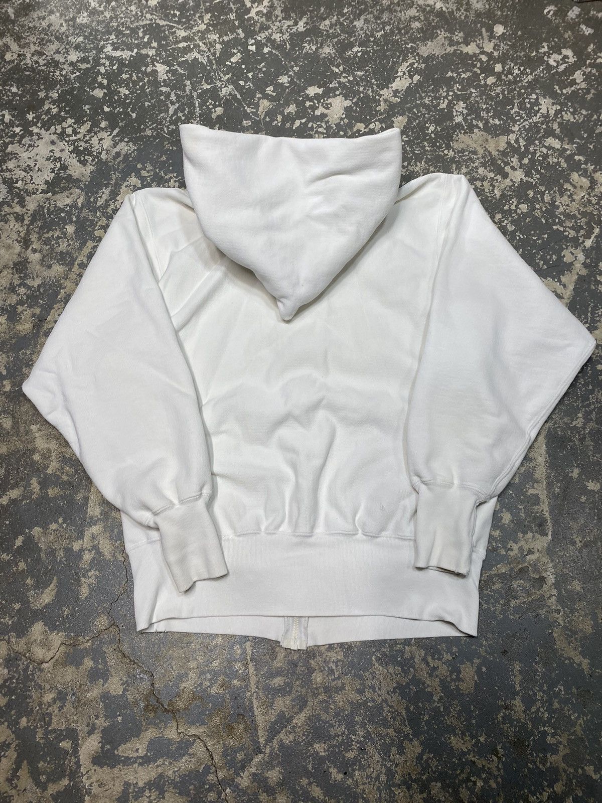 Champion × Vintage Vintage Champion Reverse Weave White Zip Up Hoodie 90s USA Size US L / EU 52-54 / 3 - 13 Thumbnail