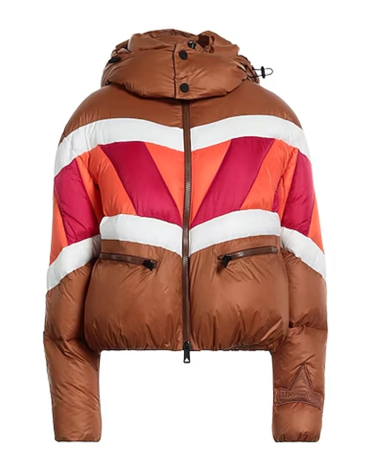 Designer HOLUBAR Down Brown TechnoJacket Sz 4 Ret.$1299