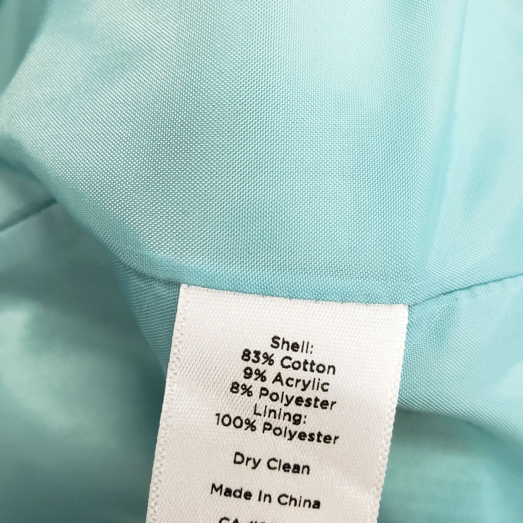 Talbots Talbots Womens Jacket 14W Blue Snap Buttons Pockets Long Sleeve Cotton Blend Jacket Womens 14W Blue Snap Buttons Pockets Size XL / US 12-14 / IT 48-50 - 5 Thumbnail