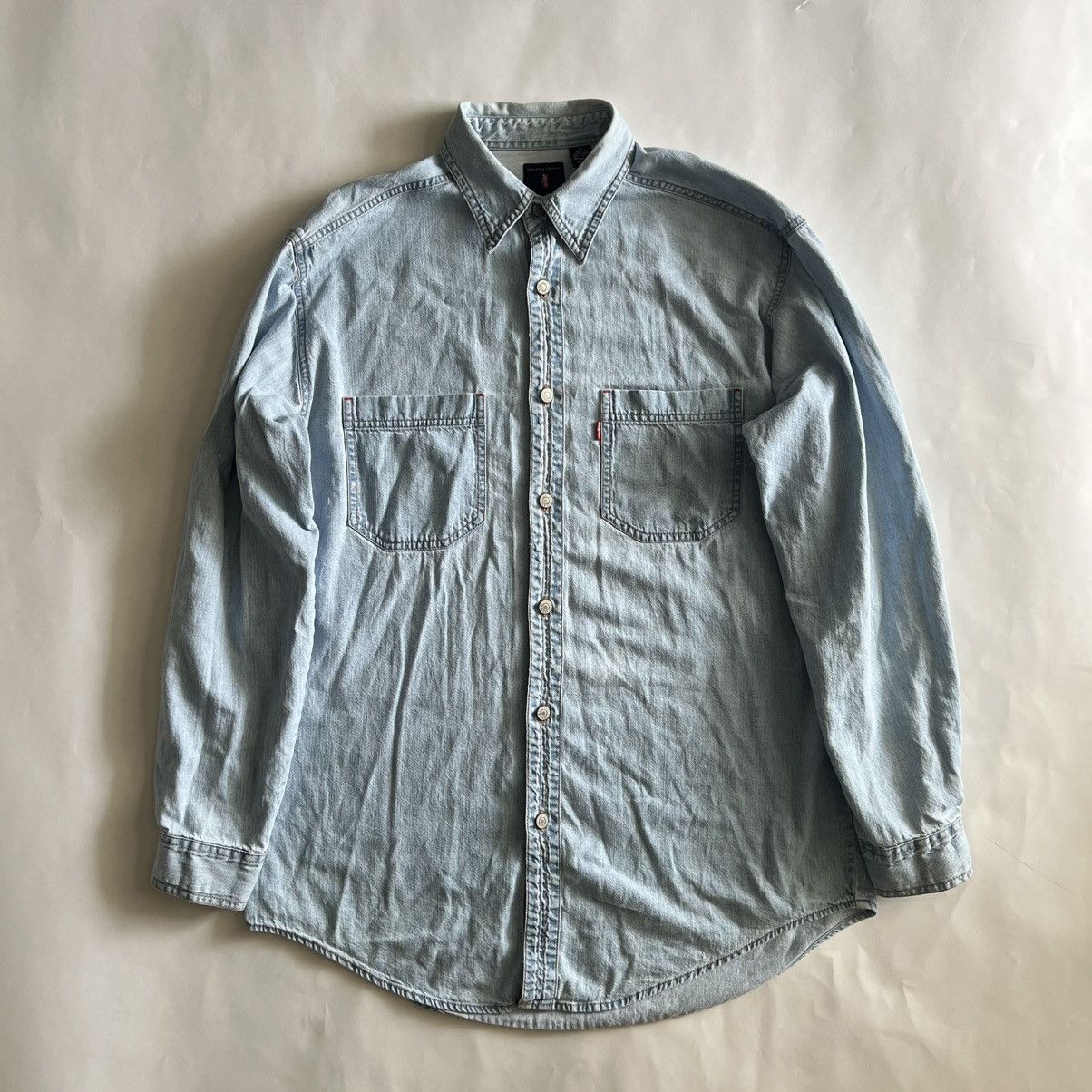 Levi's × Vintage Levi’s Oversized Western Denim Button Up Size US M / EU 48-50 / 2 - 1 Thumbnail