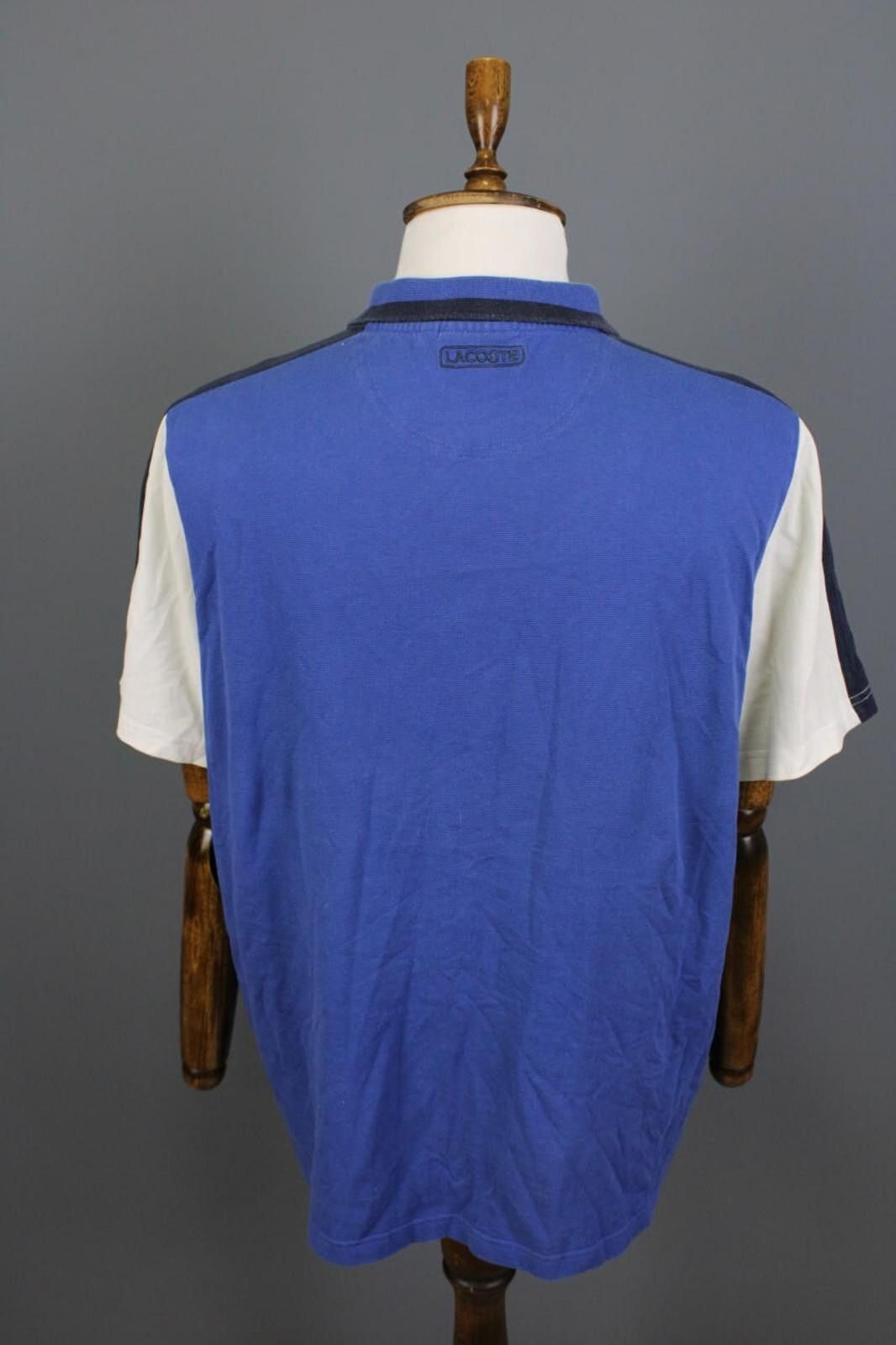 Lacoste Lacoste Andy Roddick Blue Colorblock Polo Shirt Size 8 / 3XL Size US XXL / EU 58 / 5 - 11 Thumbnail
