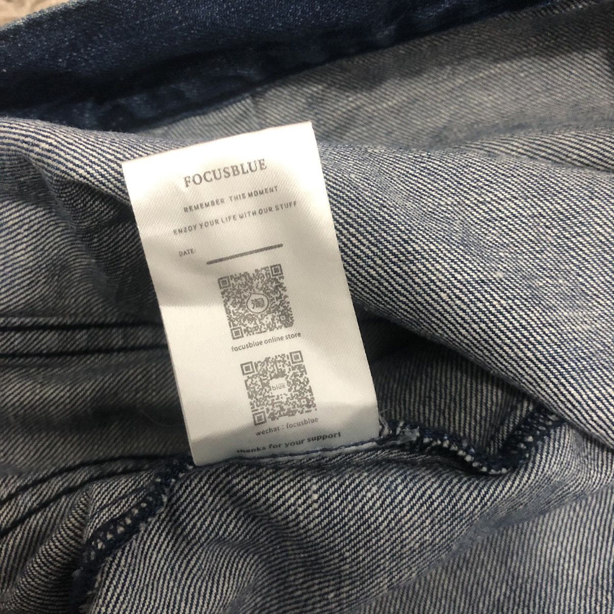Japanese Brand Focus blue denim jacket military pocket Size US XS / EU 42 / 0 - 12 Thumbnail