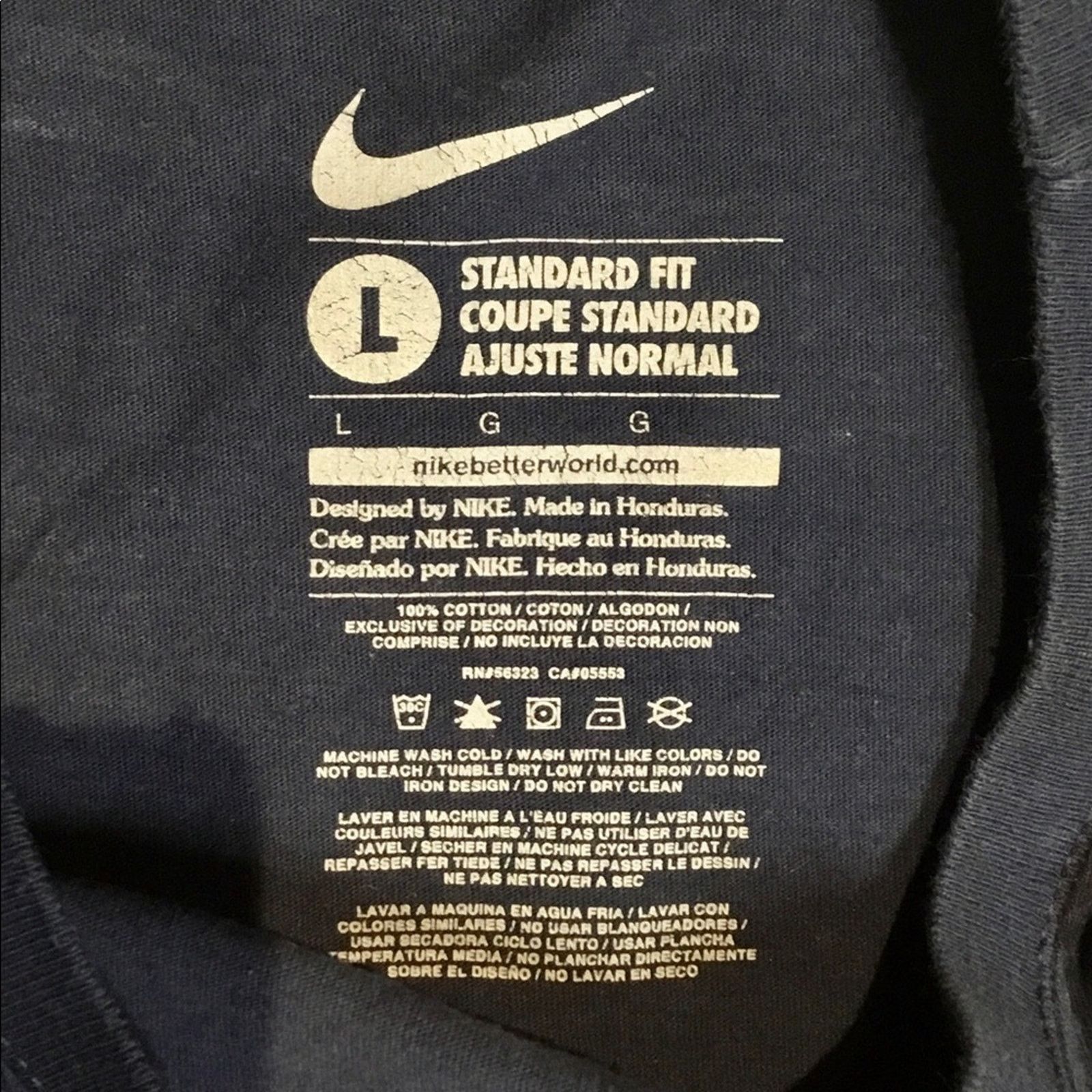 Nike Men’s Patriots Long-Sleeve T-shirt Size US L / EU 52-54 / 3 - 3 Thumbnail