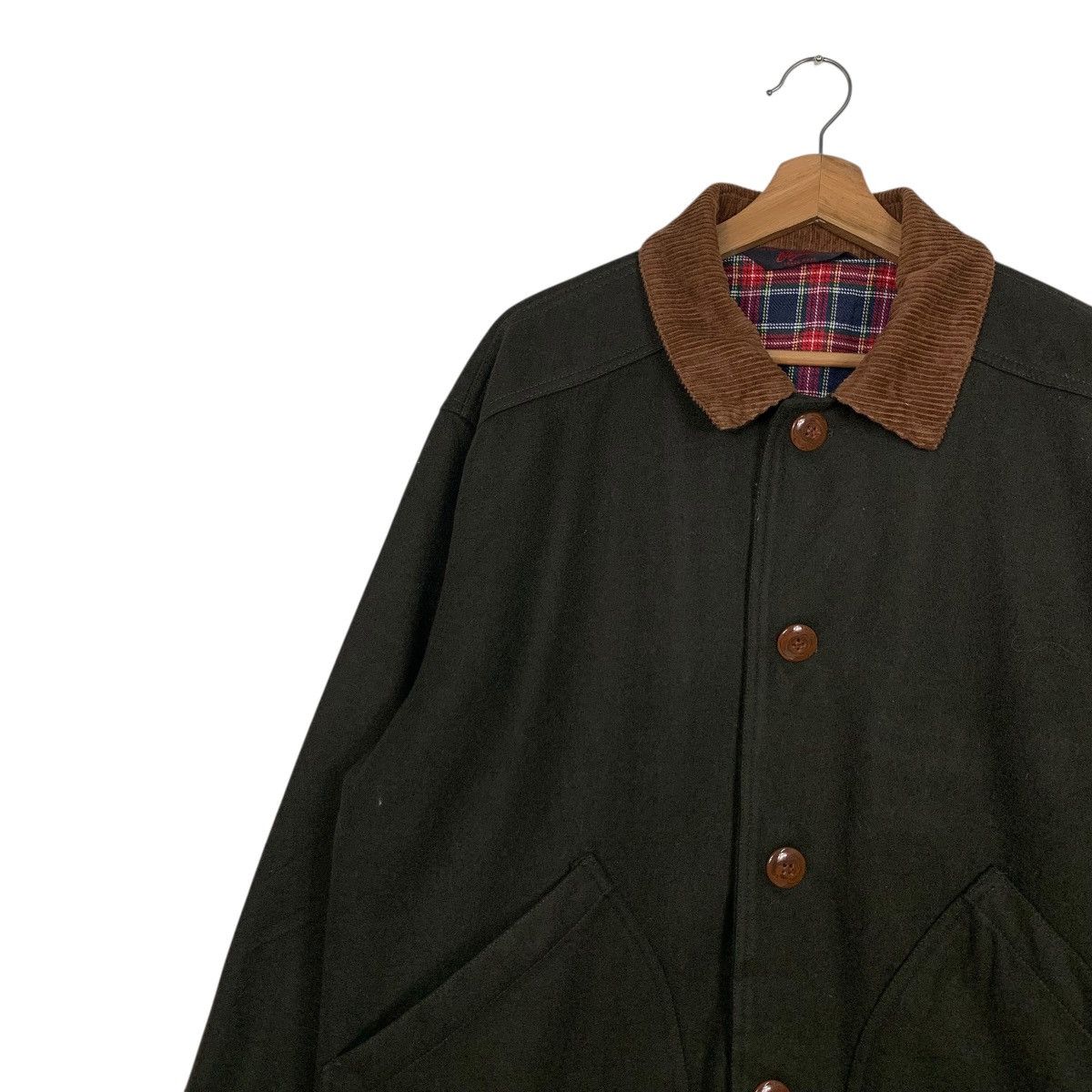 Vintage Vintage 90's BACKERS Work Button Casual Jacket #2927-C132 Size US L / EU 52-54 / 3 - 6 Thumbnail