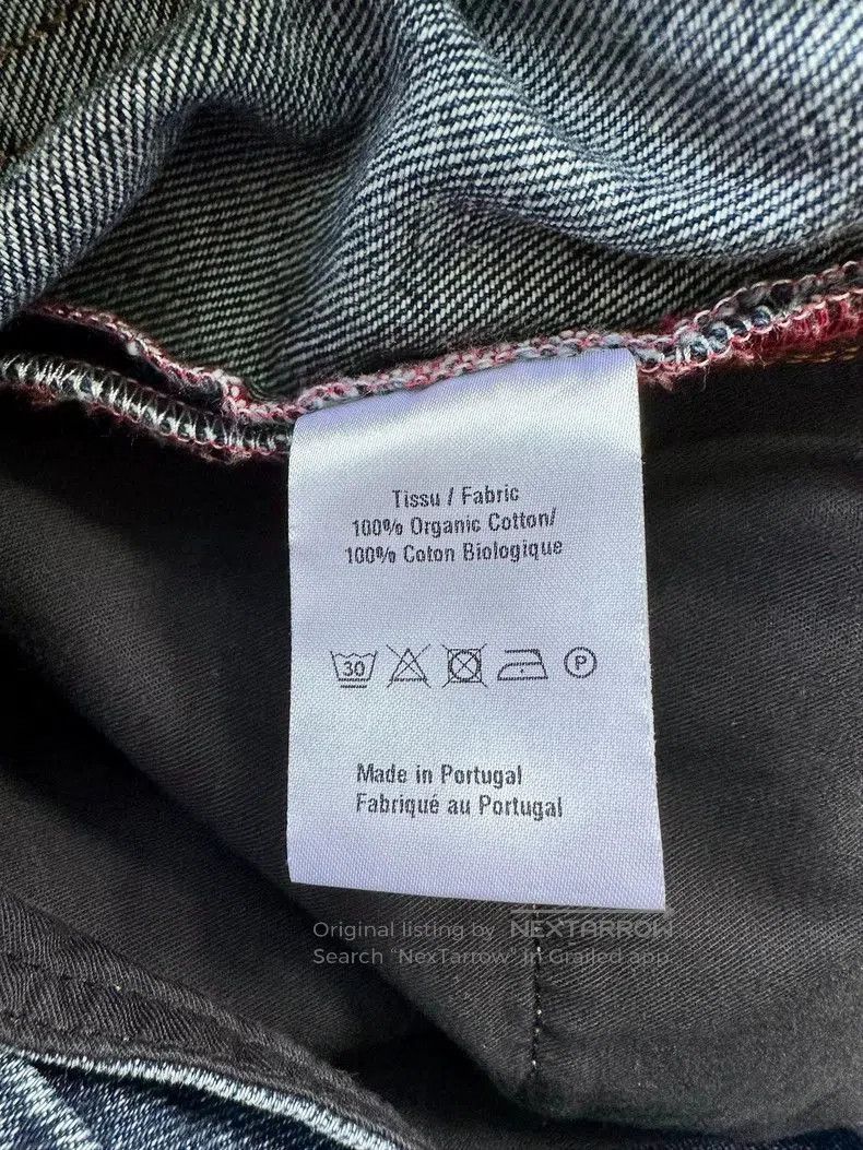 Yohji Yamamoto Y/PROJECT High-Waist Cutout Denim Jeans. Size US 33 - 8 Thumbnail