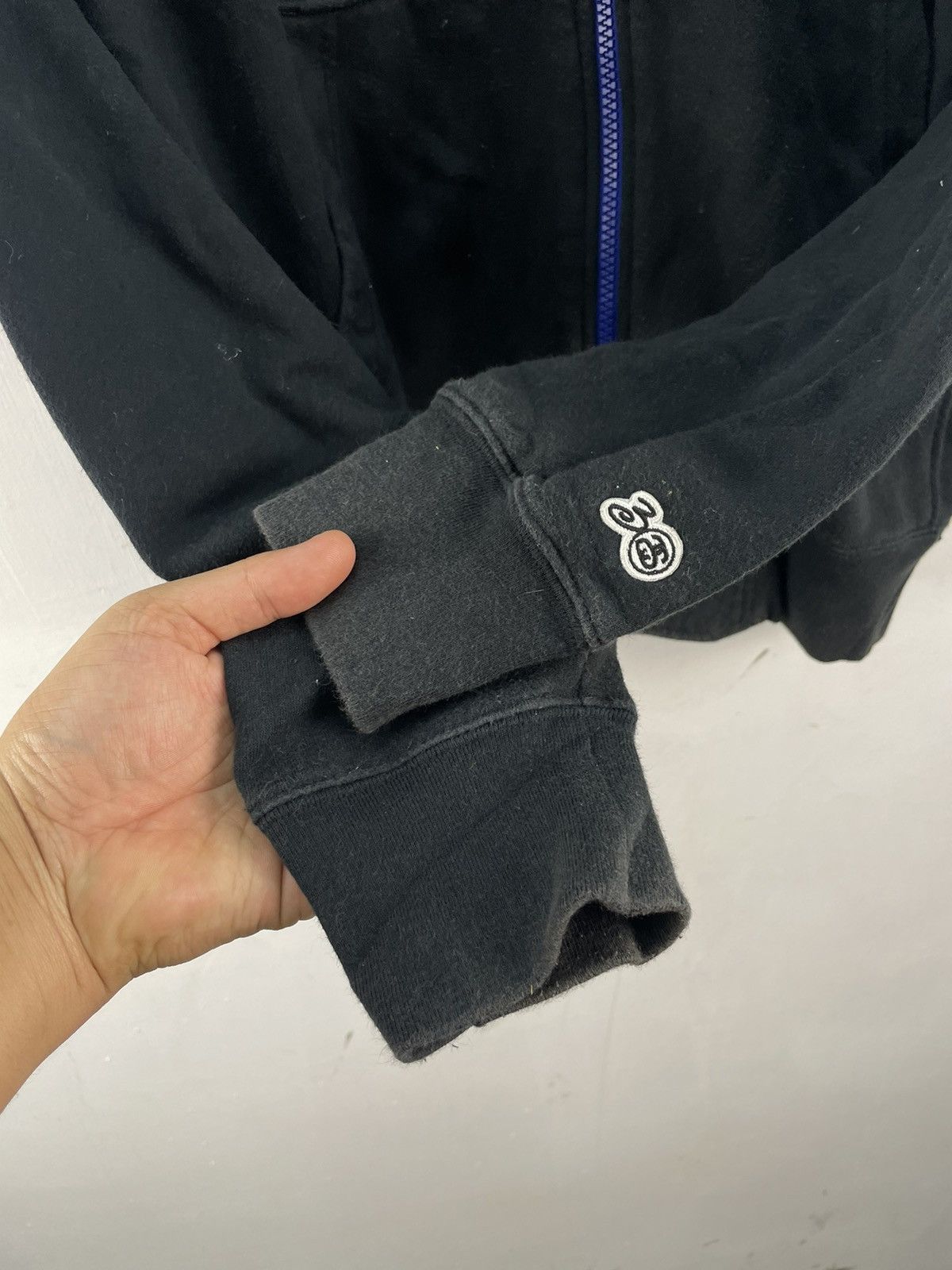 Stussy × Vintage Vintage Stussy Hoodie Zipper Pullover Sweatshirt Size US S / EU 44-46 / 1 - 6 Thumbnail