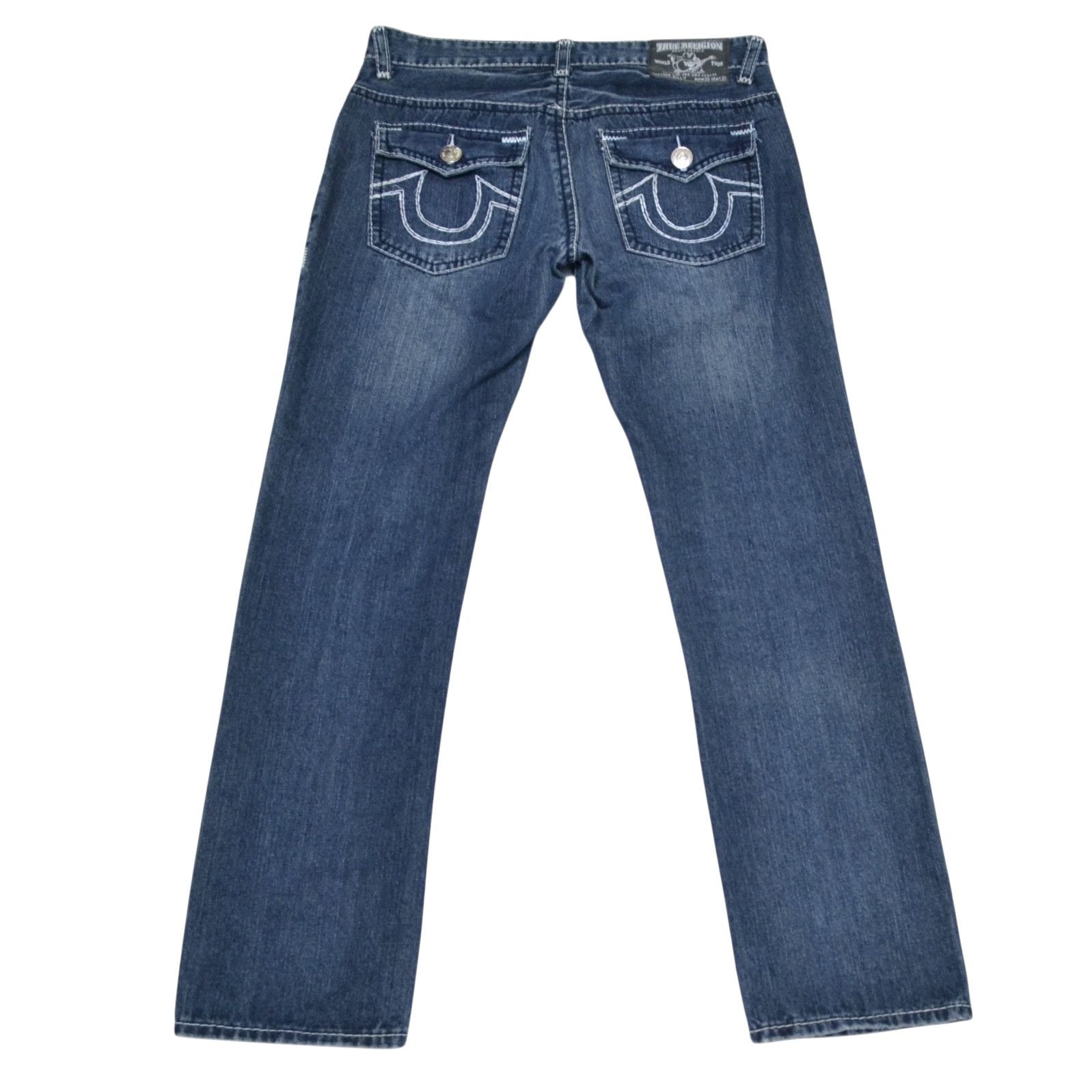 True Religion True Religion Billy Embroidered Men’s Blue Jeans Size US 38 / EU 54 - 1 Thumbnail