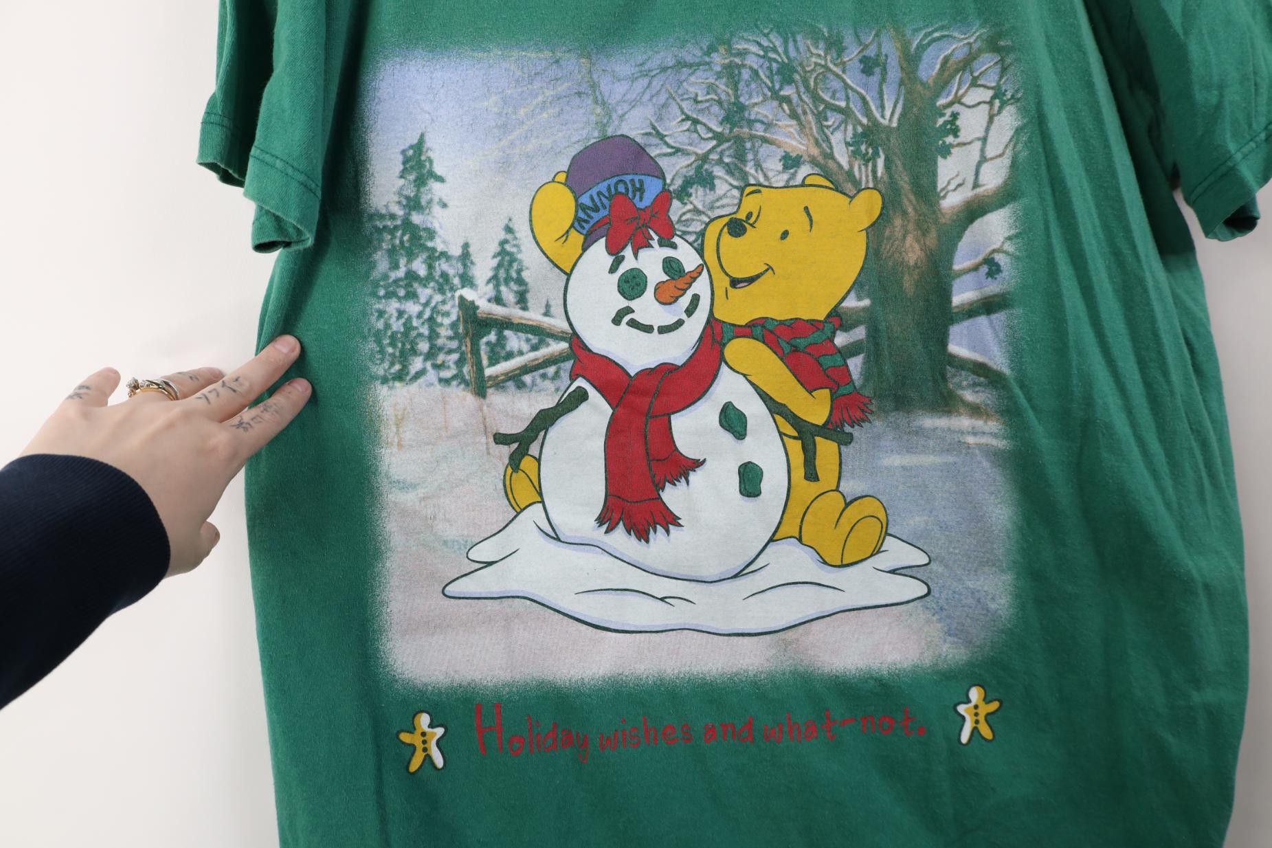 Disney Vintage Y2K 2000 Disney Winnie the Pooh Sleep T-Shirt Nighty Size US L / EU 52-54 / 3 - 4 Thumbnail