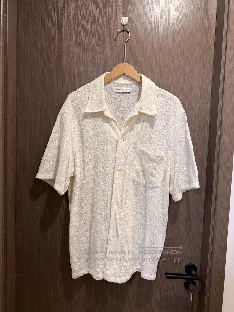 Our Legacy Our Legacy Towel fabric short-sleeve shirt Size US M / EU 48-50 / 2 - 1 Thumbnail