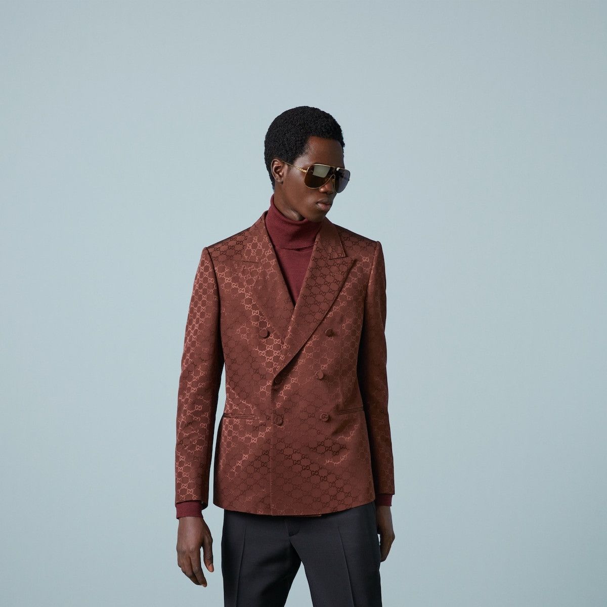 Gucci o1s1wg110725 GG Cotton Canvas Jacket in Brown Size US S / EU 44-46 / 1 - 5 Thumbnail