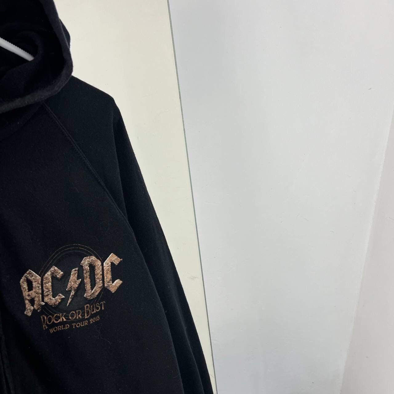 Band Tees AC/DC In Rock We Trust Big Print Rock Tour 2015 Hoodie Y2k Size US L / EU 52-54 / 3 - 6 Thumbnail