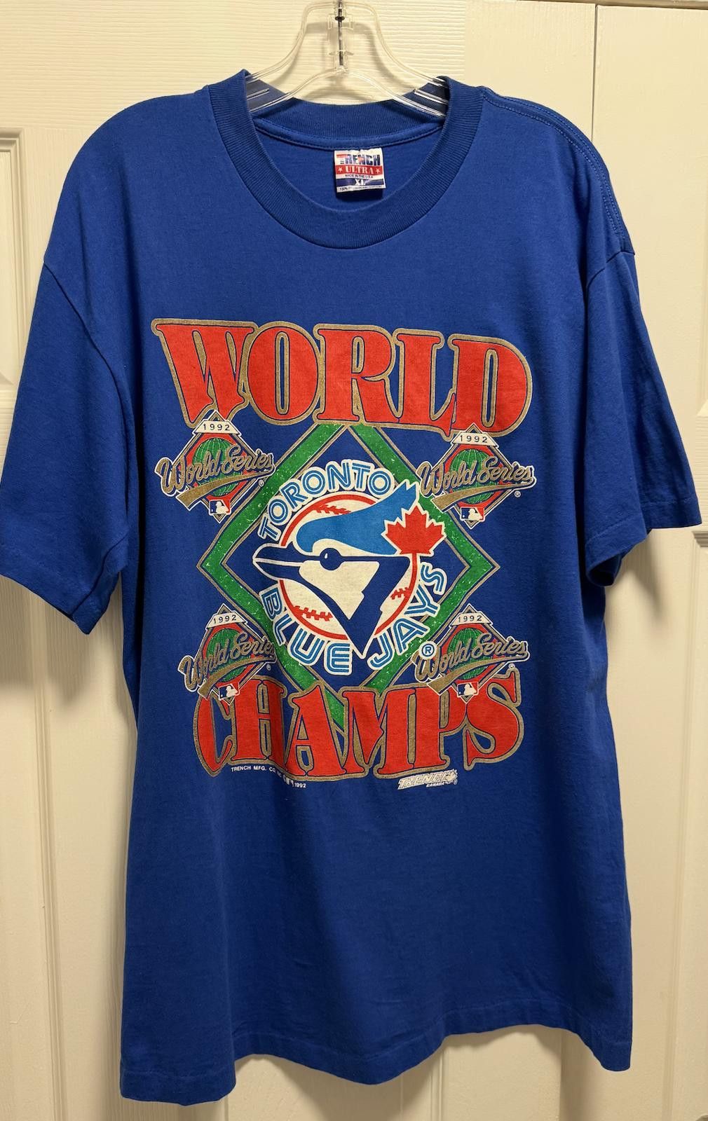 Other 1992 Toronto Blue Jays World Champs Tee XL Size US XL / EU 56 / 4 - 5 Thumbnail
